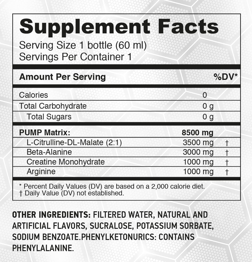HARDLABZ Pump – Non-Stimulant Caffeine Free Powerful Liquid Pre-Workout Energy Shot HARDLABZ uk supplements