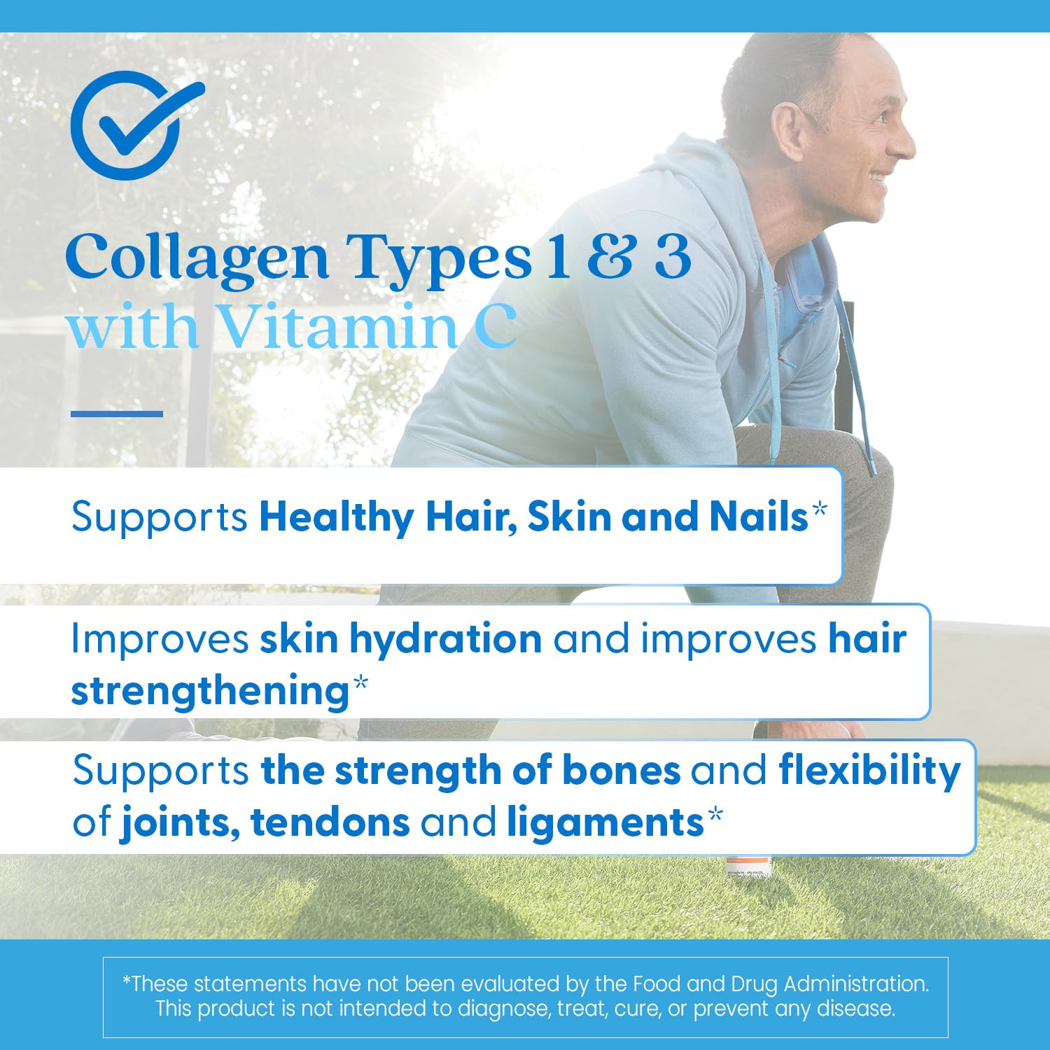 Doctor's Best Collagen Types 1 & 3 with Vitamin C, Non-GMO, Gluten Free, Soy Free, Supports Hair, Skin, Nails, Tendons & Bones, 500 mg, 240 Caps (DRB-00263) Doctor's BEST uk supplements