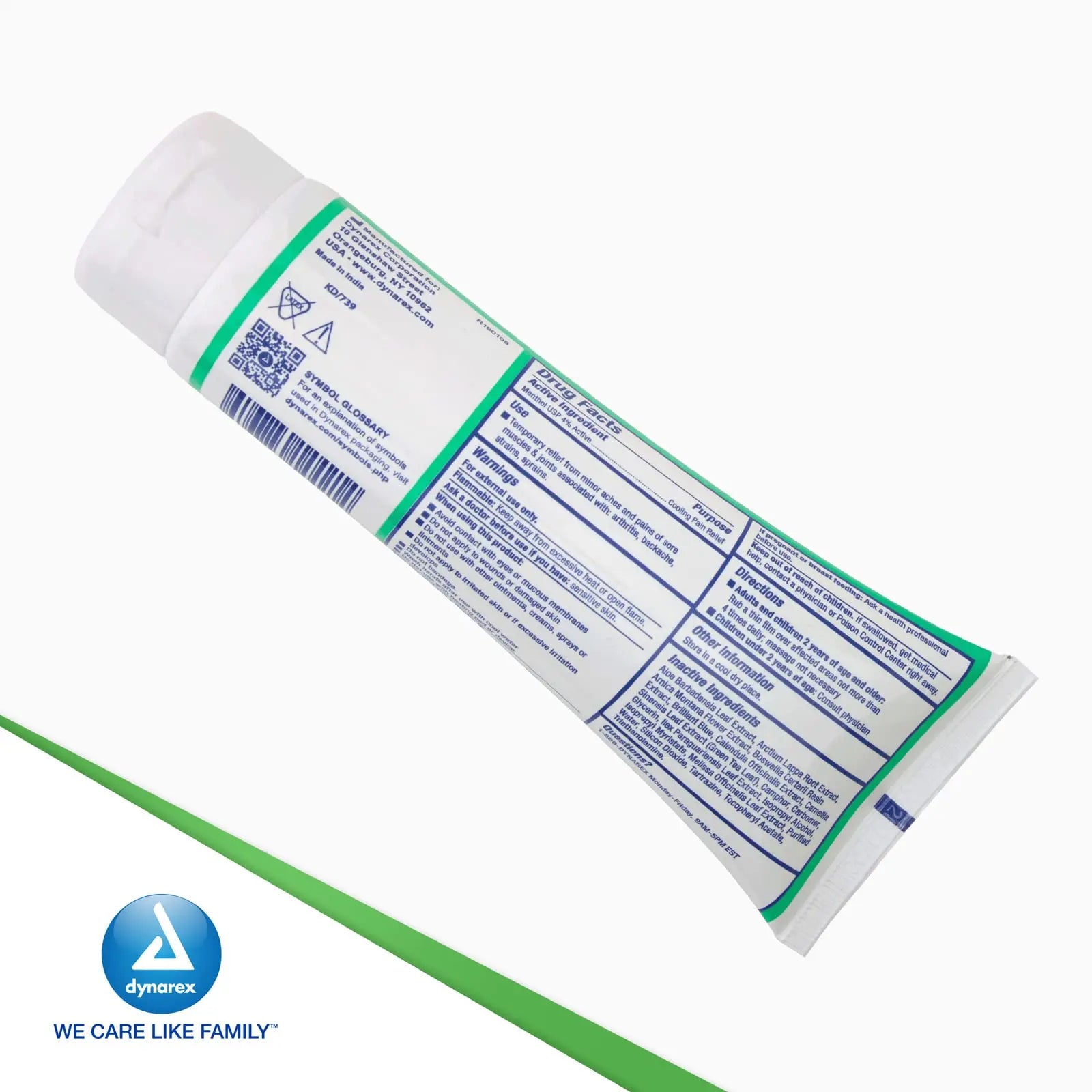 Dynarex X-treme Freeze Pain Relieving Cold Therapy Gel 4oz. Tube 1442 Dynarex uk supplements