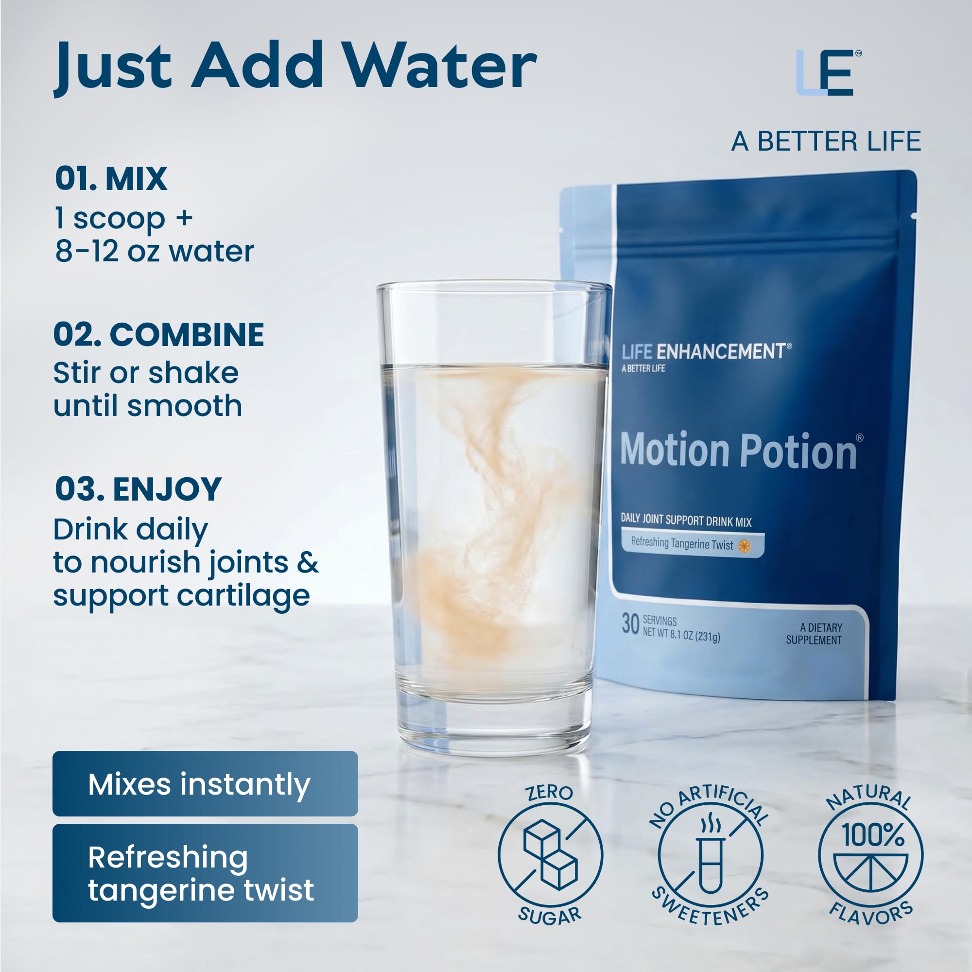 Life Enhancement Motion Potion Joint Support Drink Supplement Life Enhancement uk supplements