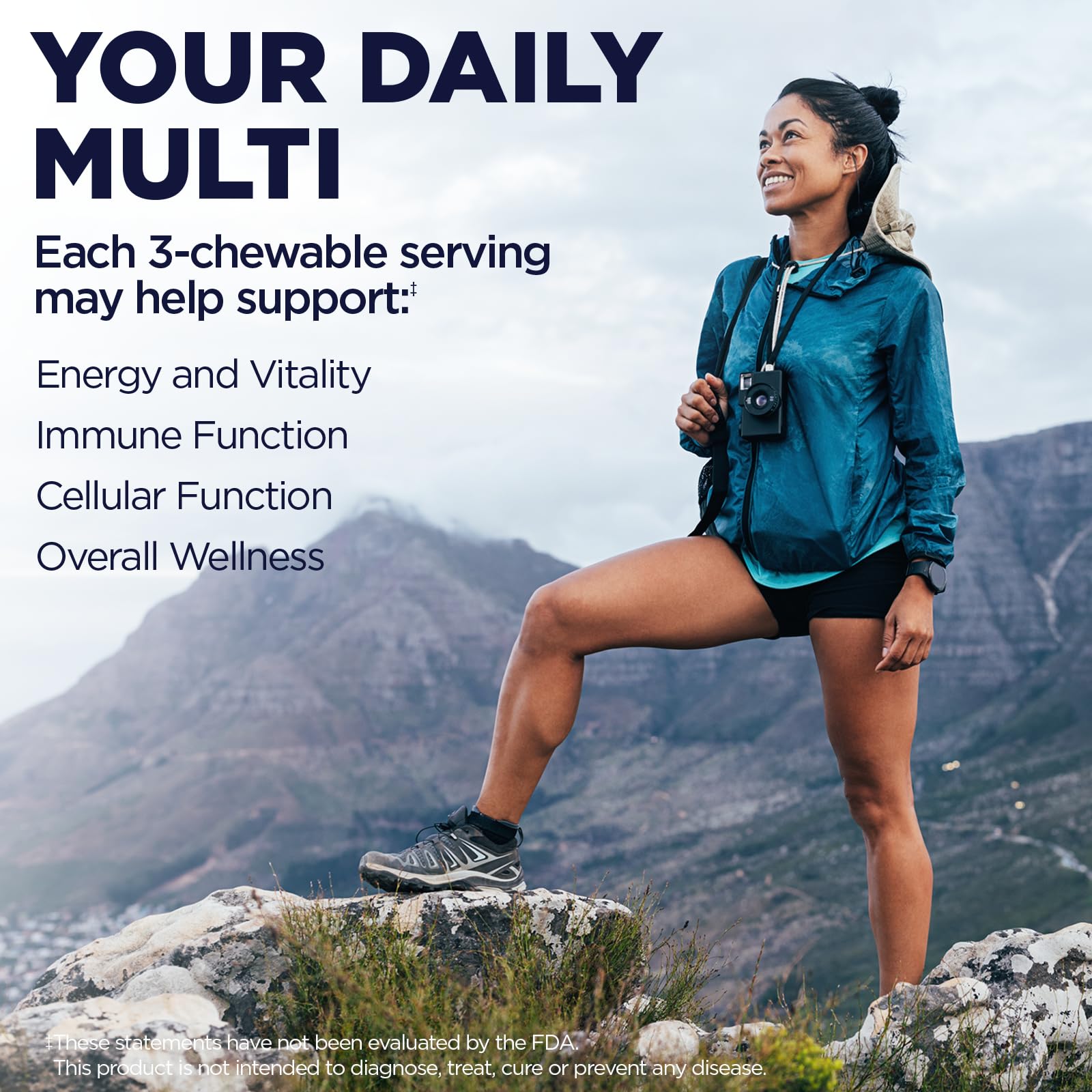 KAL Enhanced Energy Supplements, Whole Food Chewable Multivitamin with Iron, 3 Daily, 23 Essential Vitamins and Minerals, Super Foods, Enzymes, Mango Pineapple Flavor, 60-Day Guarantee, 20 Serv, 60ct KAL uk supplements