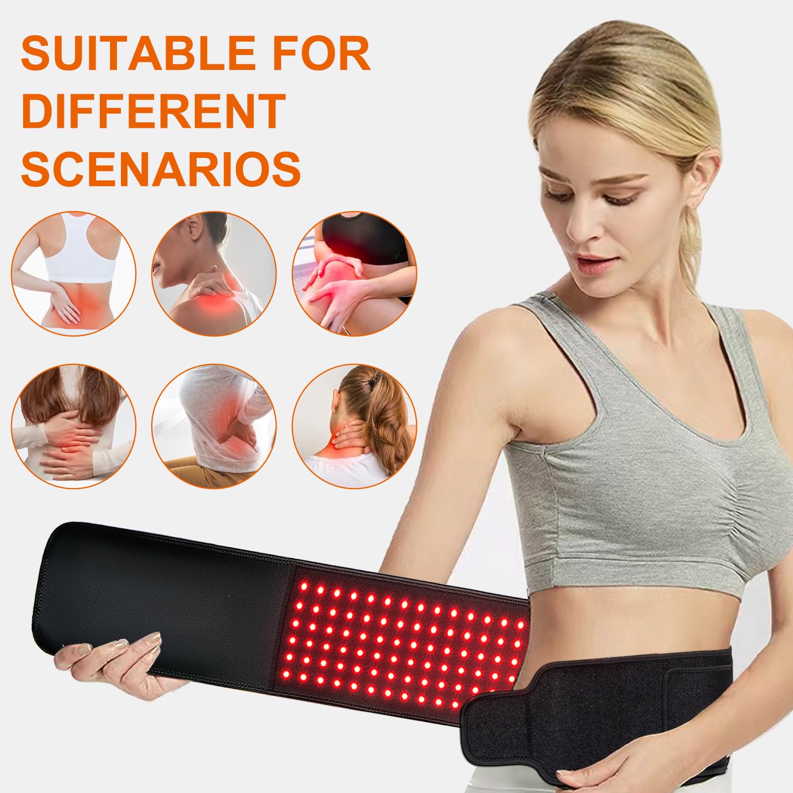 EquiZen Red Light Therapy Belt - Red Light Therapy for Body, Infrared Light Therapy Device EquiZen uk supplements