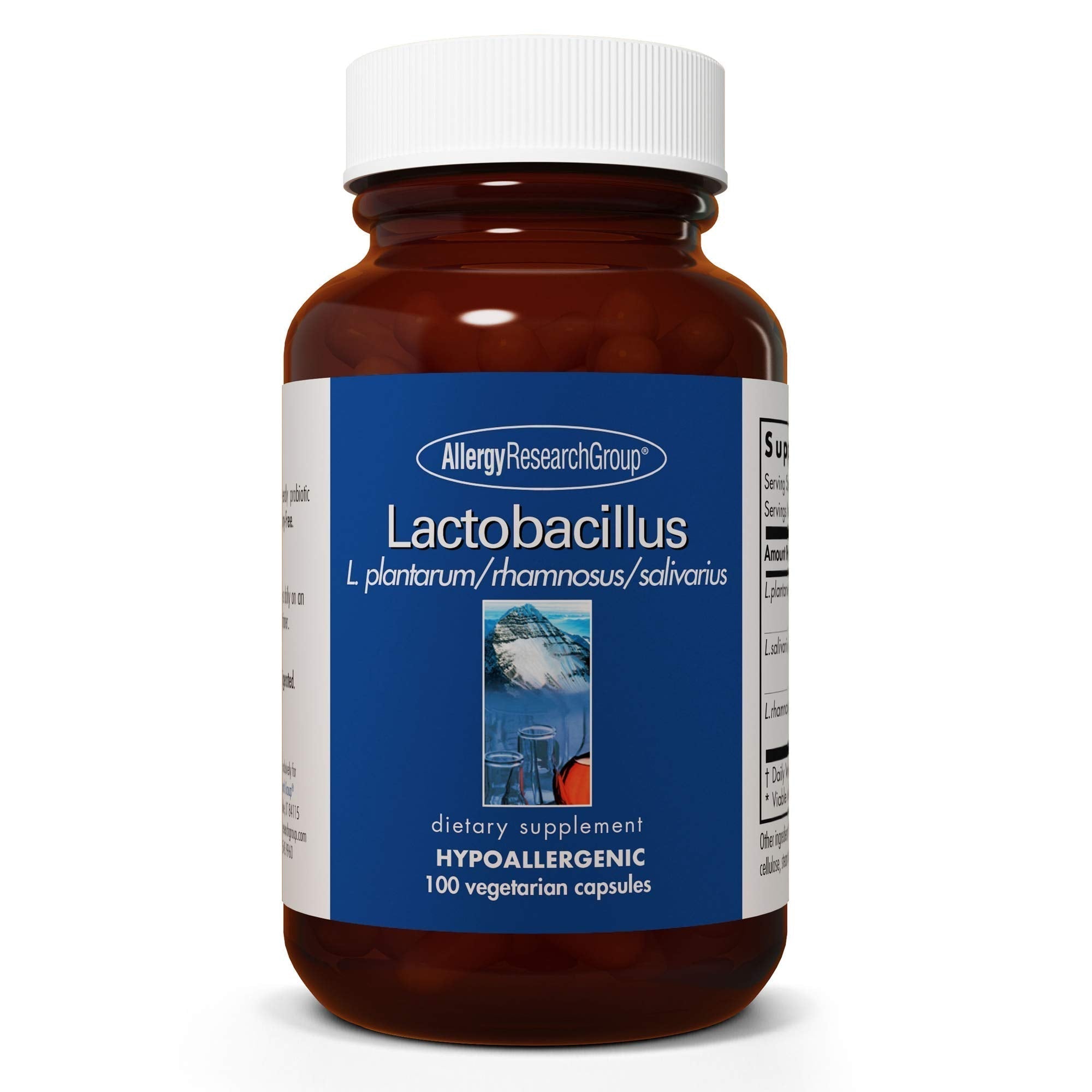 Allergy Research Group Lactobacillus Supplement - Probiotics for Men & Women, Digestive Health, Gut Health, Vegetarian Capsules - 100 Count Allergy Research Group uk supplements