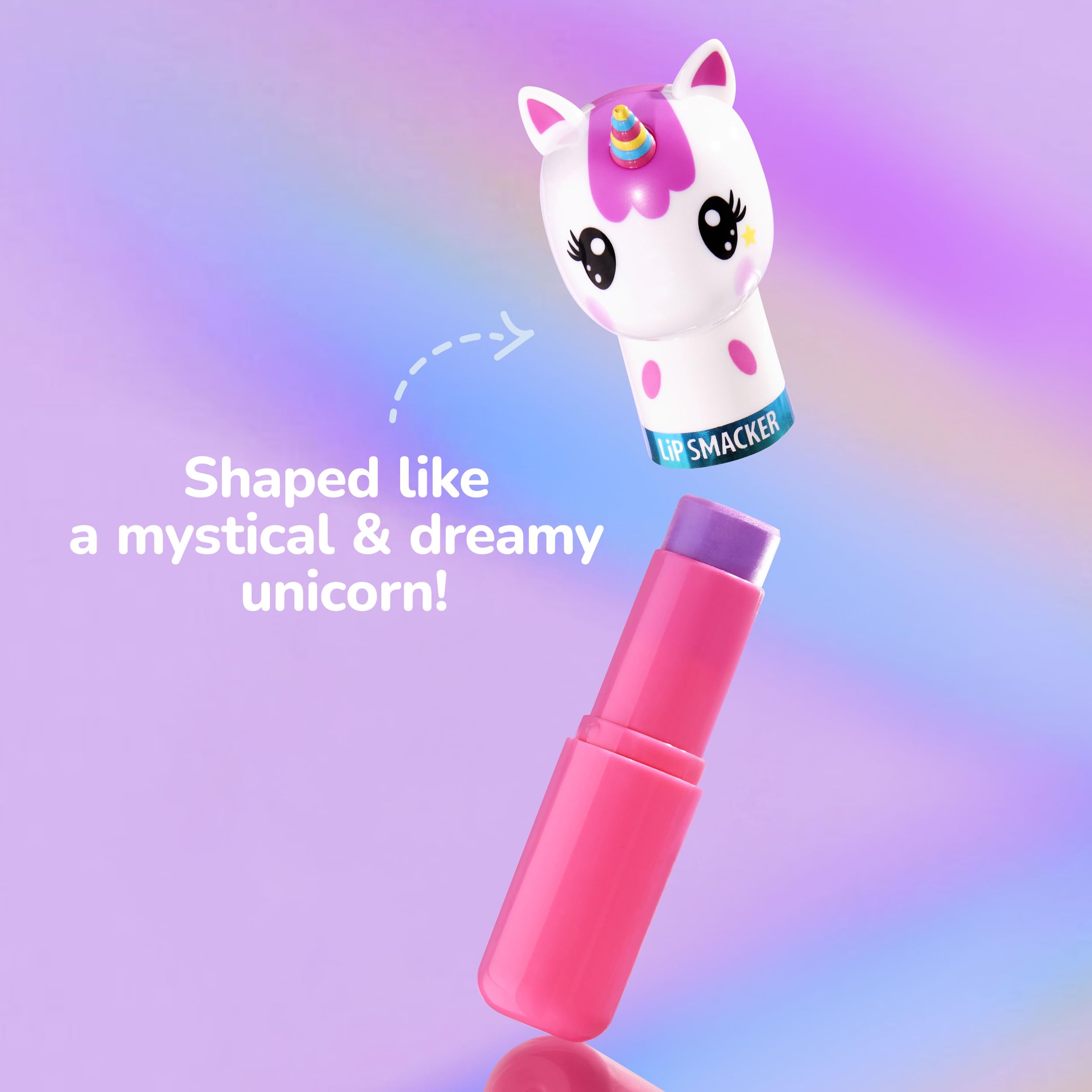 Lip Smacker Lippy Pals Unicorn, Flavored Moisturizing & Smoothing Soft Shine Lip Balm, Hydrating & Protecting Fun Tasty Flavors, Cruelty-Free & Vegan - Unicorn Magic Lip Smacker uk supplements