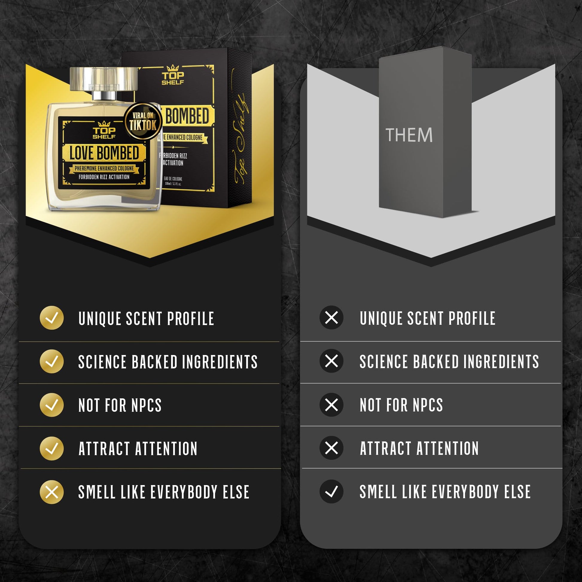 Join Top Shelf Grind Love Bombed - Pheromone Cologne for Men | Bold Attraction Join Top Shelf Grind uk supplements