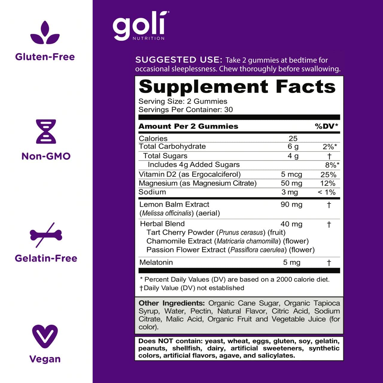 Goli - Sleep, Apple Cider Vinegar & Ashwagandha Gummy Bundle Goli uk supplements