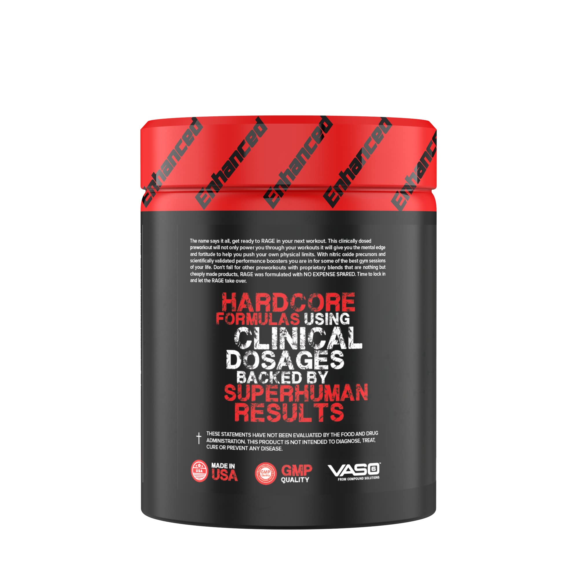 Enhanced Labs - Mr. Olympia 2020 Big Ramy’s Rage Pump - Stimulant Free Pre Workout Enhanced uk supplements