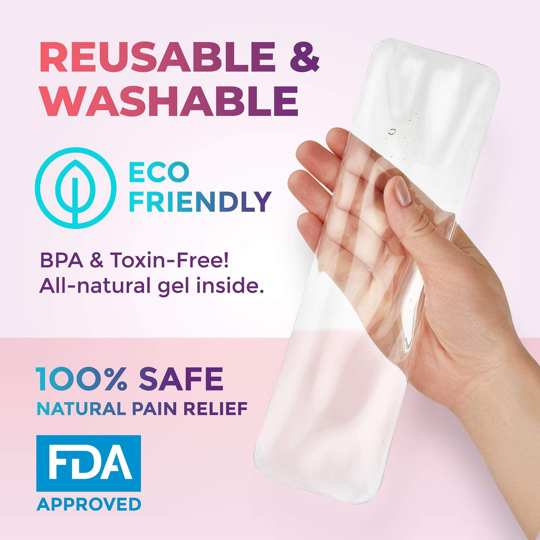 Reusable Perineal Ice Packs with Washable Sleeves – for Hemorrhoids, Postpartum Vaginal Pain PhysioNatural uk supplements