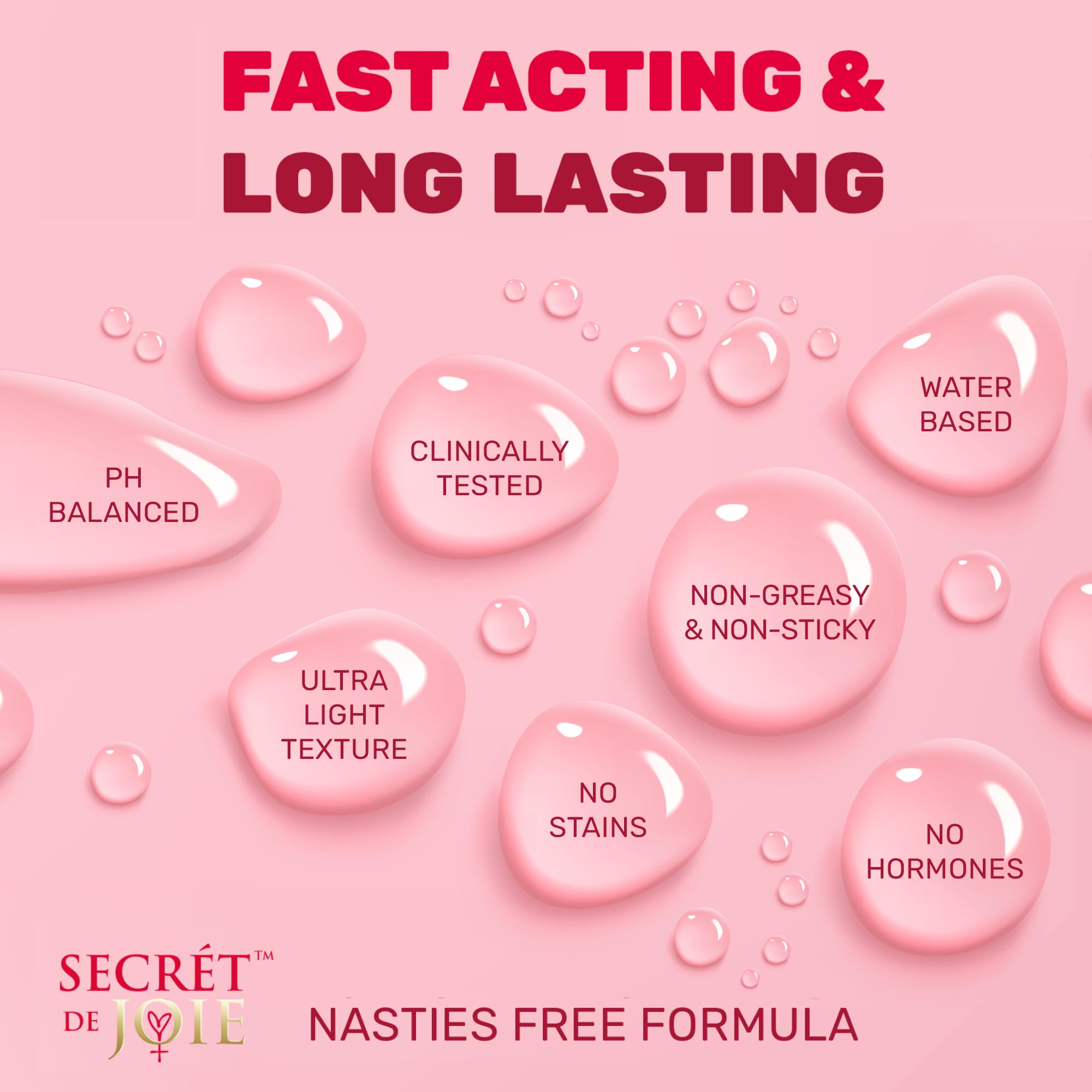 SECRET DE JOIE REVIVE Vaginal Moisturizer for Women - Long-Lasting Dryness & Discomfort Relief SECRET DE JOIE uk supplements