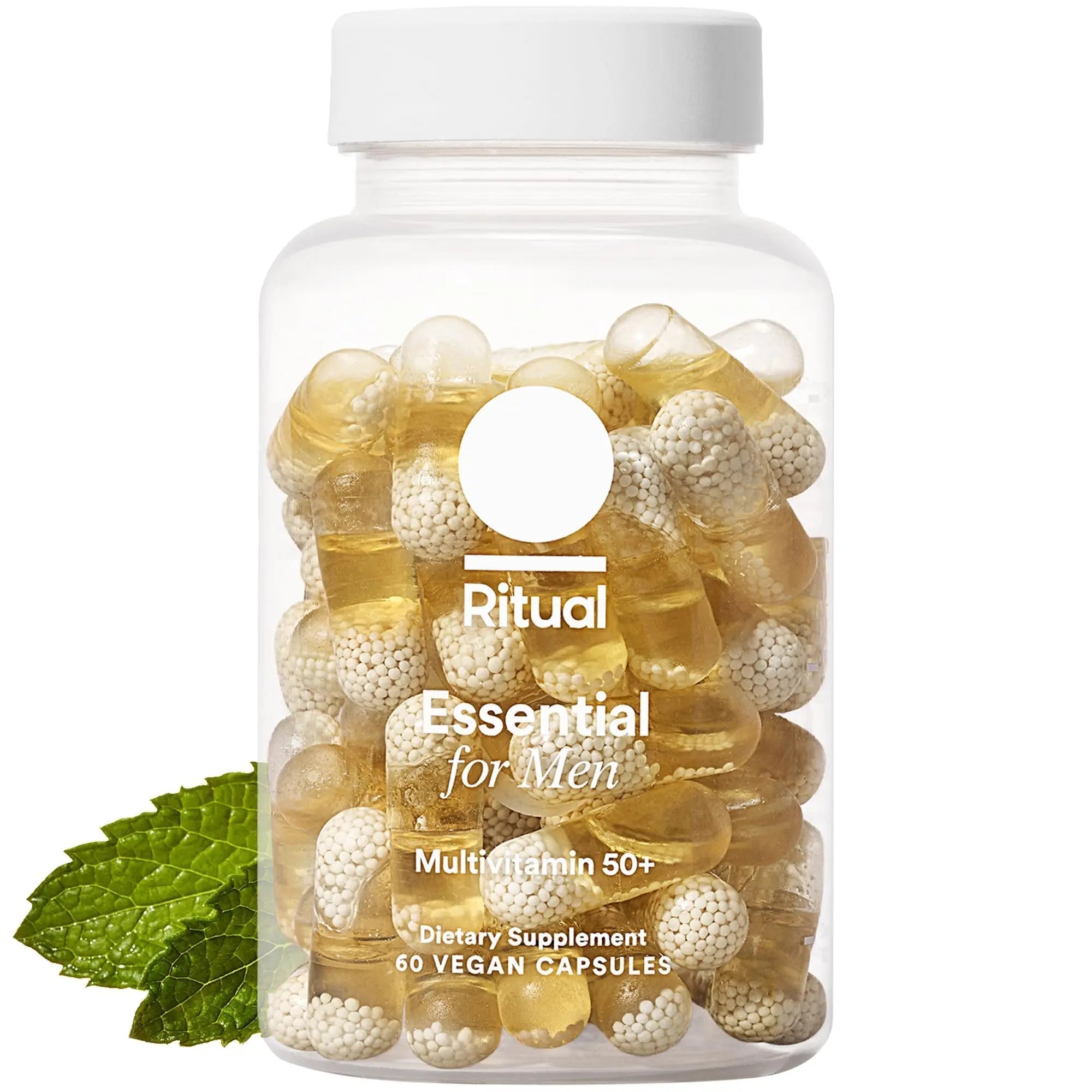 Ritual Multivitamin for Men 50+, Vegan, with Zinc, Vitamin A and D3 for Immune Function Support*, Omega-3 DHA, B12, K2 Ritual uk supplements