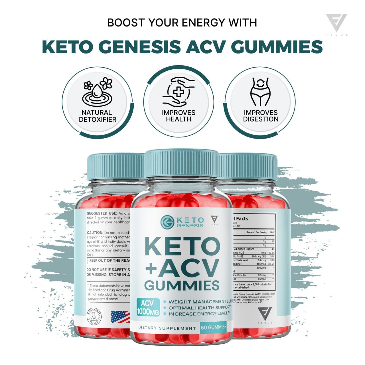 (2 Pack) Keto Genesis Keto ACV Gummies Advanced Weight Loss, Ketogenesis Keto Fyvus uk supplements