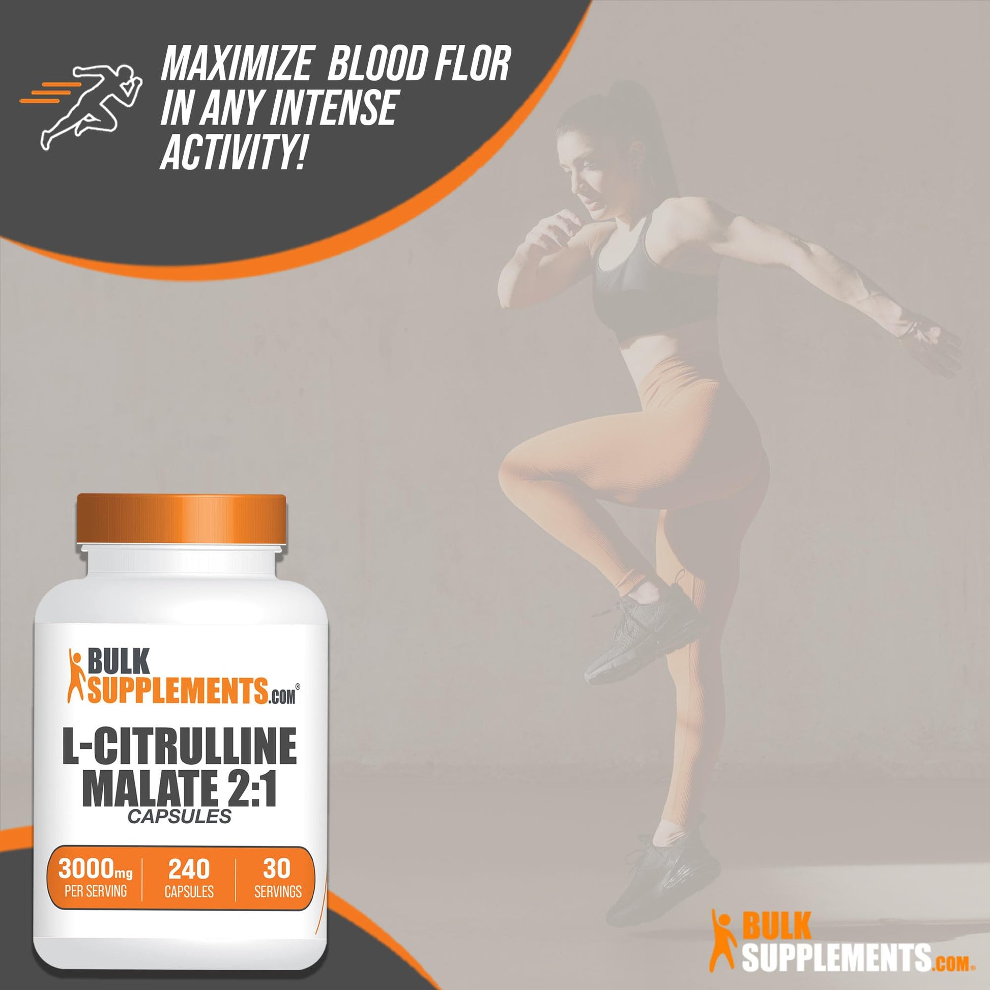 BULKSUPPLEMENTS.COM L-Citrulline Malate Capsules - Citrulline Malate 3000mg BULKSUPPLEMENTS.COM uk supplements