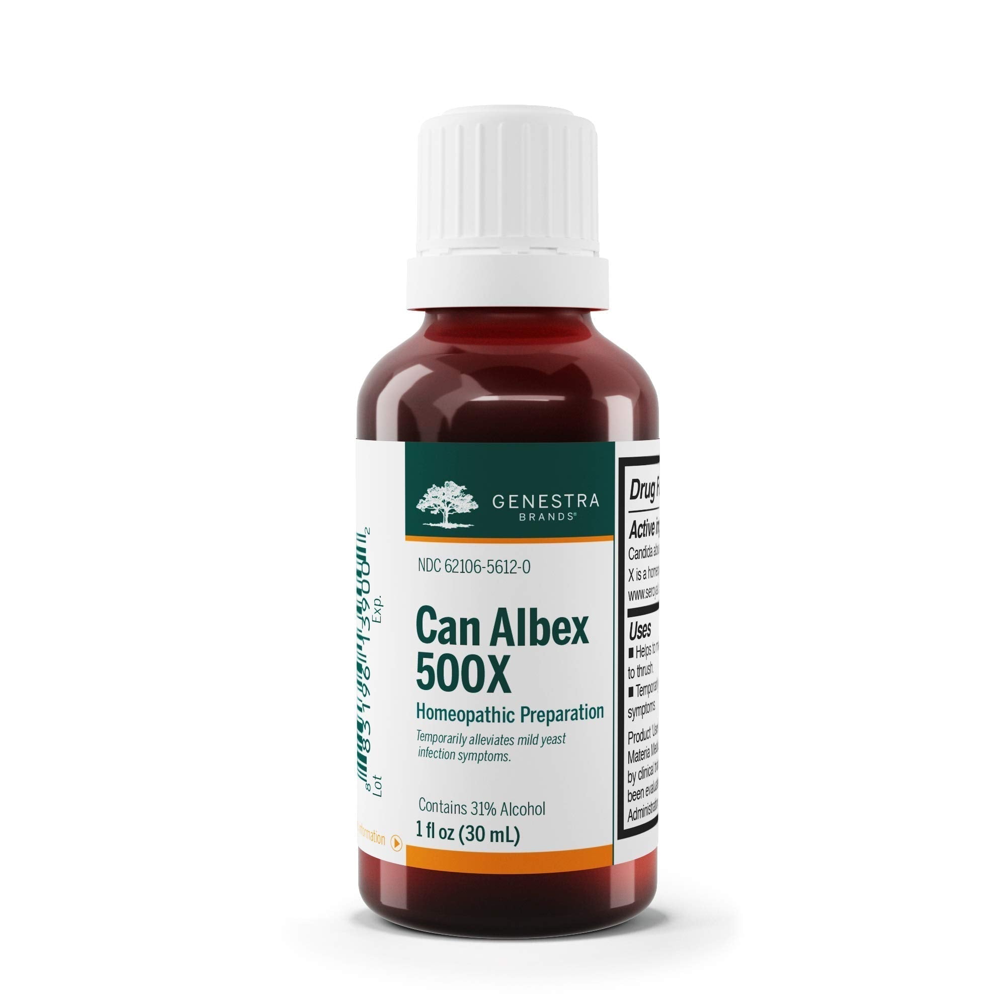 Genestra Brands Can Albex 500X | Candida Albicans Homeopathic Remedy in Liquid Form | 1 fl. oz. Genestra Brands uk supplements