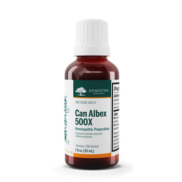 Genestra Brands Can Albex 500X | Candida Albicans Homeopathic Remedy in Liquid Form | 1 fl. oz. Genestra Brands uk supplements