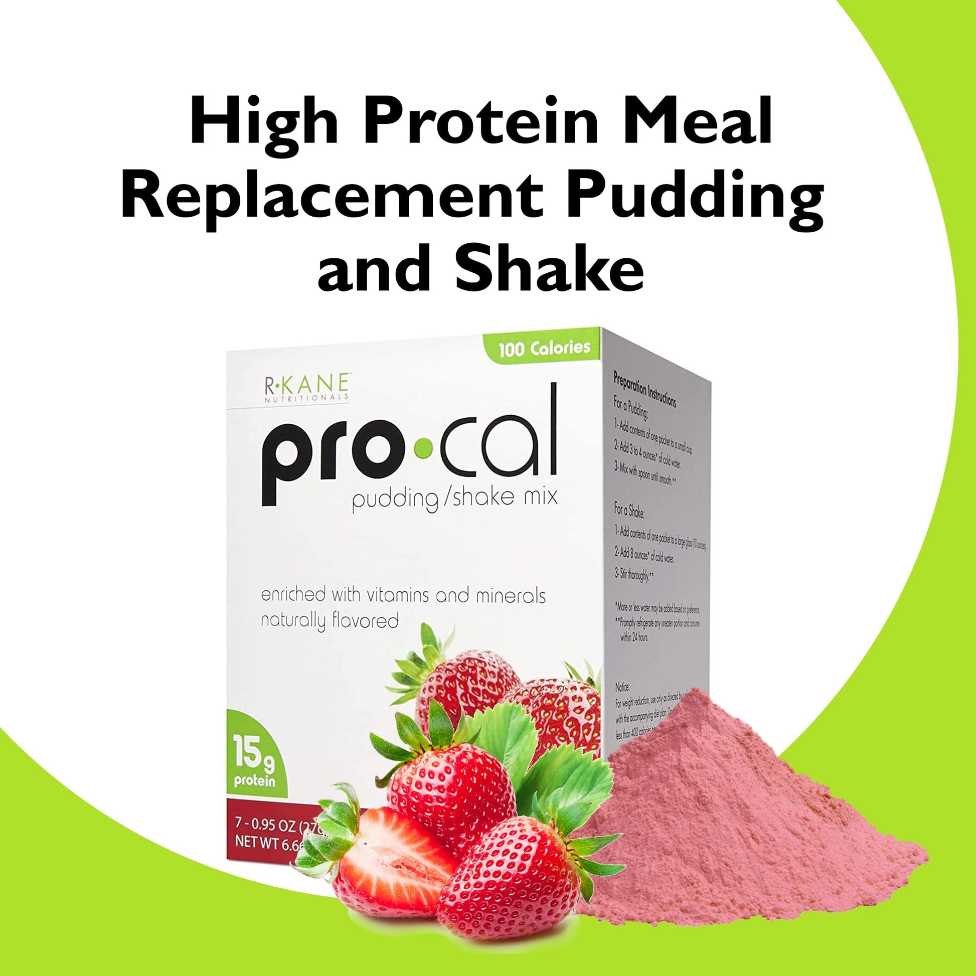 R-Kane Nutritionals Pro-Cal Pudding/Shake Mix, Low Calorie Protein Shake Powder R-Kane Nutritionals uk supplements