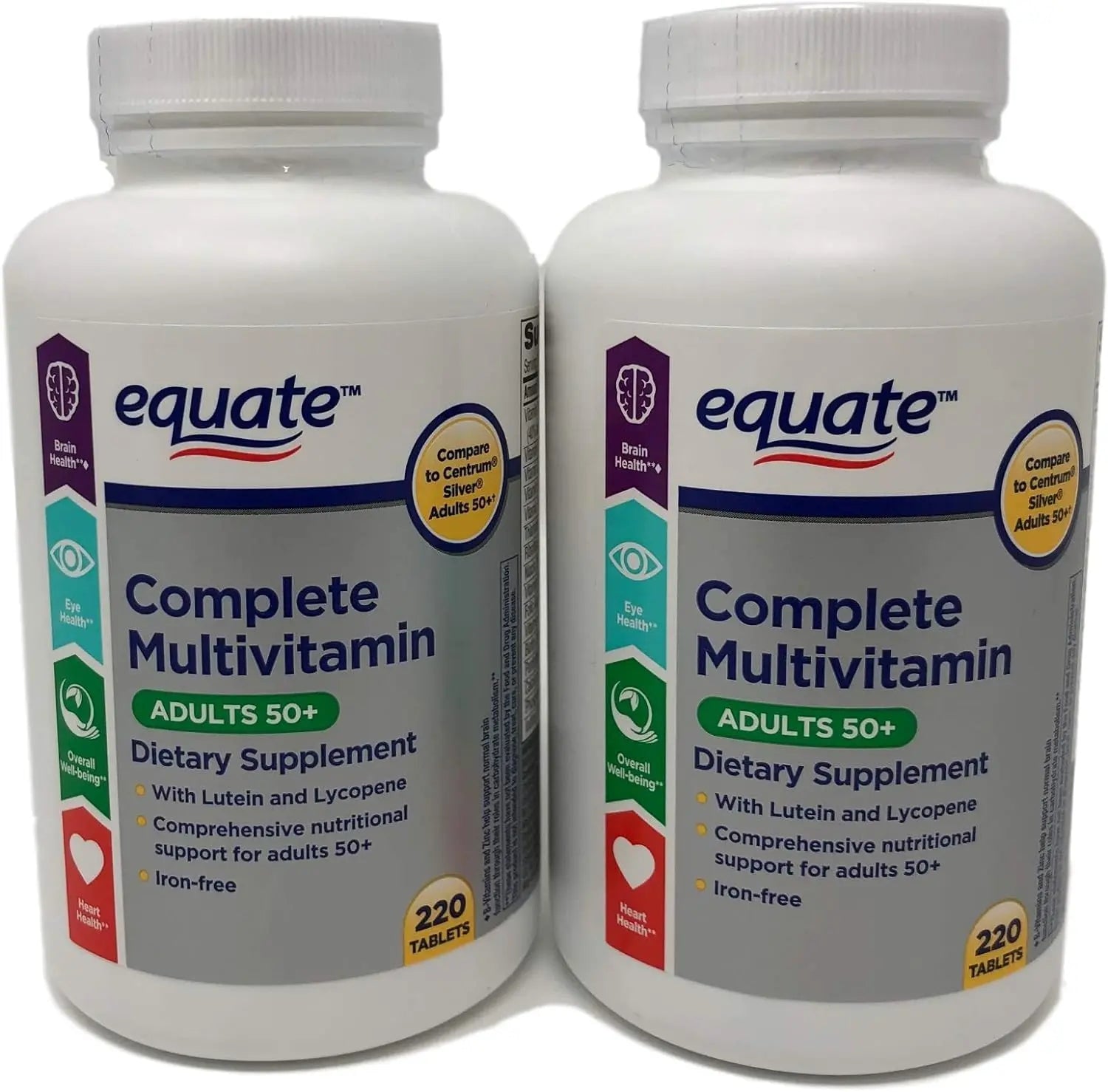 Equate Mature Adult 50+ One Daily Complete Multivitamin Compare to Centrum Silver (400 Ct) Aus Healthcare uk supplements