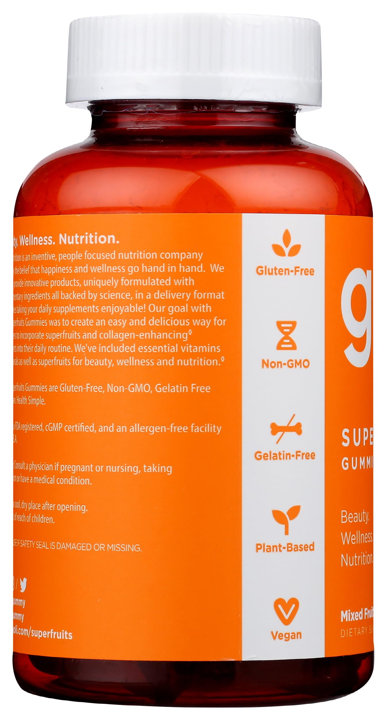 Goli Nutrition, Gummies Superfruits Mixed Fruit, 60 Count Goli uk supplements