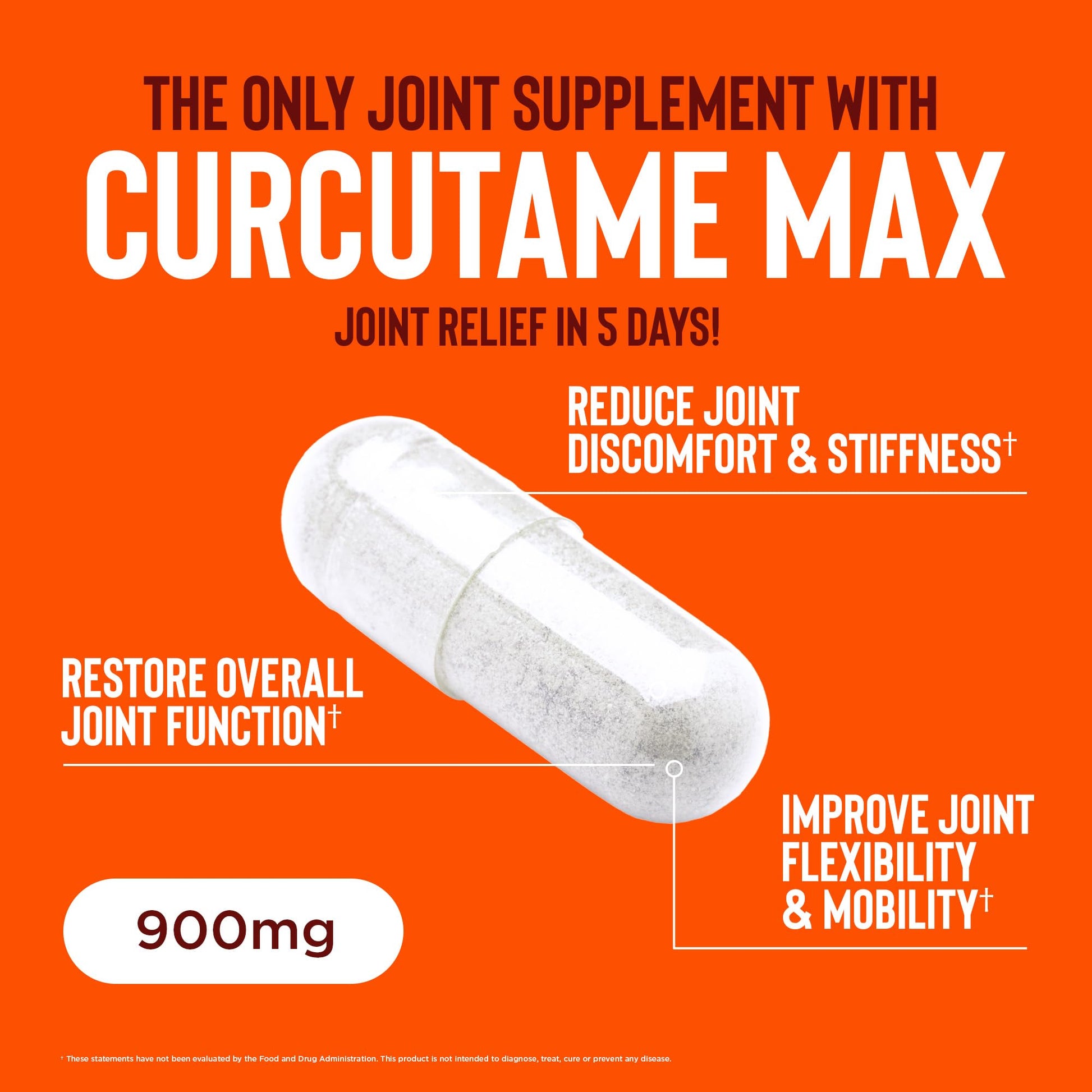 Relaxium Flexium Joint Support Supplement, Drug-Free, with CurcuTame Blend, Turmeric Supplement Formulated to Support Comfort and Mobility, 60 Capsules Relaxium uk supplements
