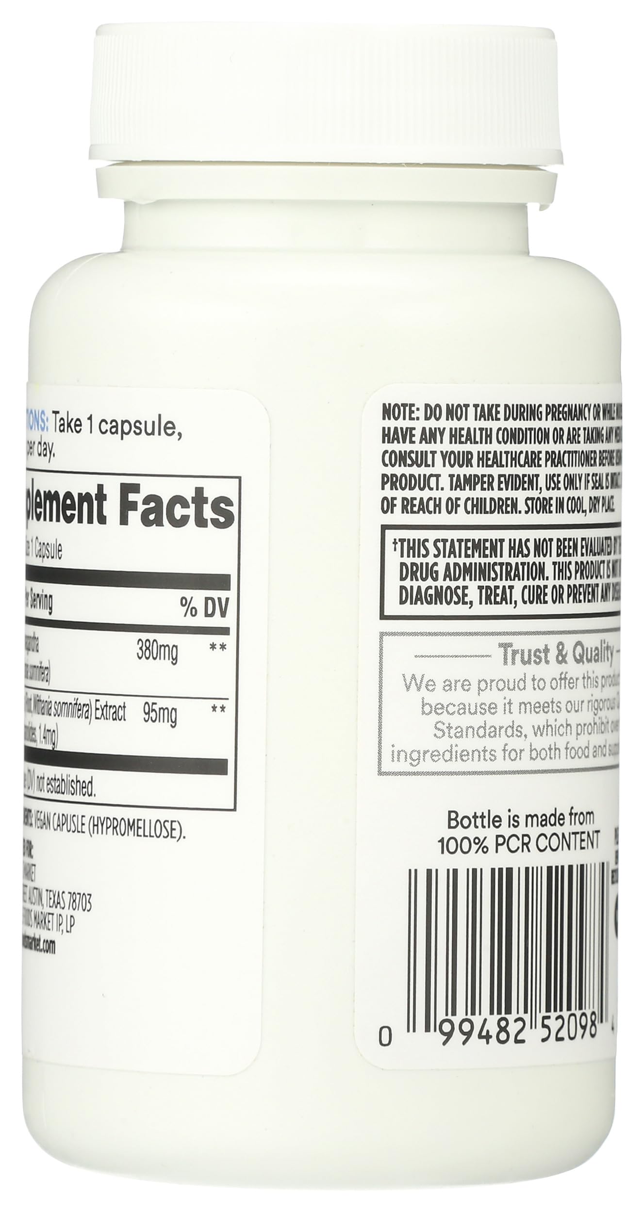 365 By Whole Foods Market, Ashwagandha, 60 Count 365 by Whole Foods Market uk supplements