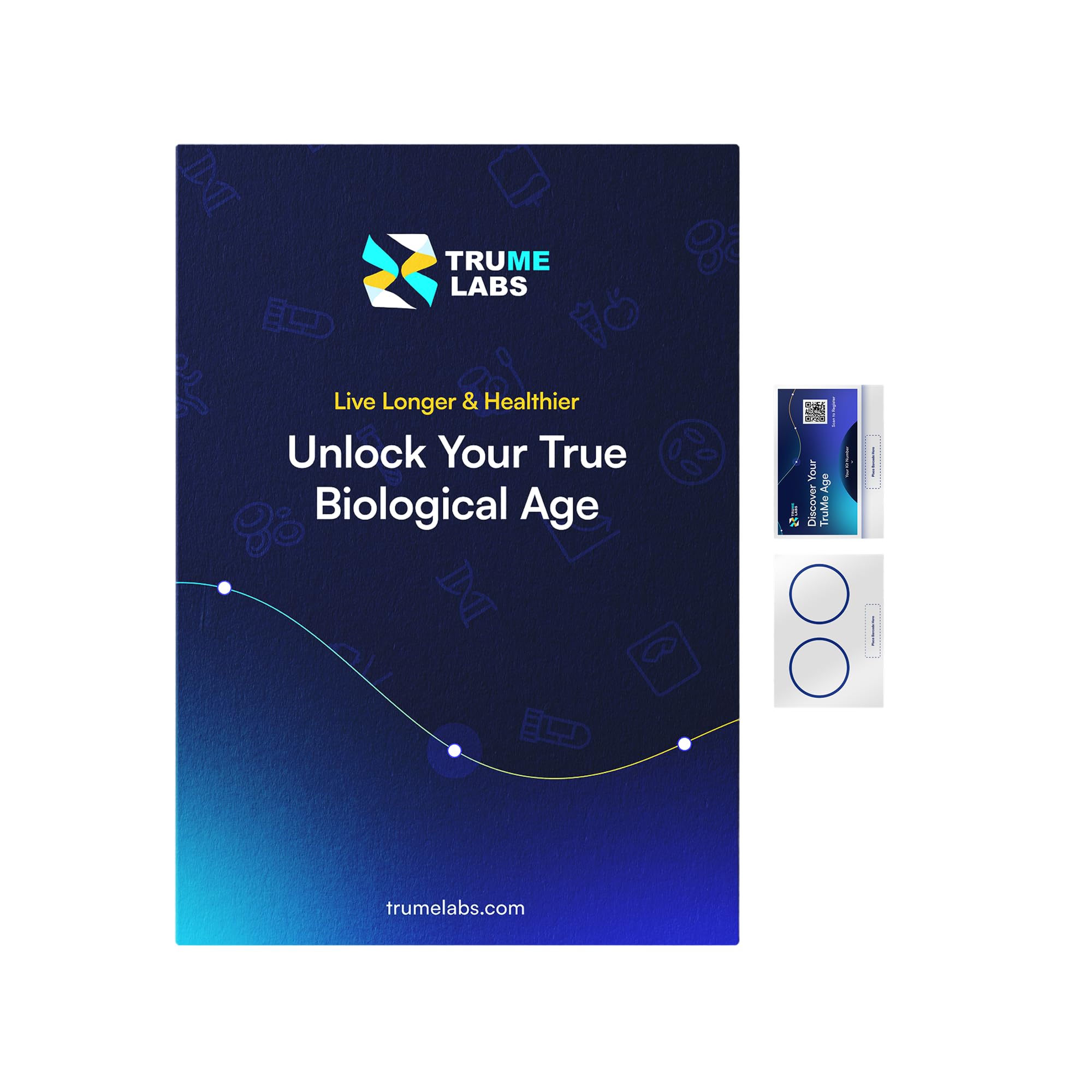 TruMe Labs Biological Age at-Home Test Kit (Saliva) – Biological Age Estimate + Peer Percentile Comparison, 10-Page Action Plan, Results in 1–2 Weeks. TruMe Labs uk supplements