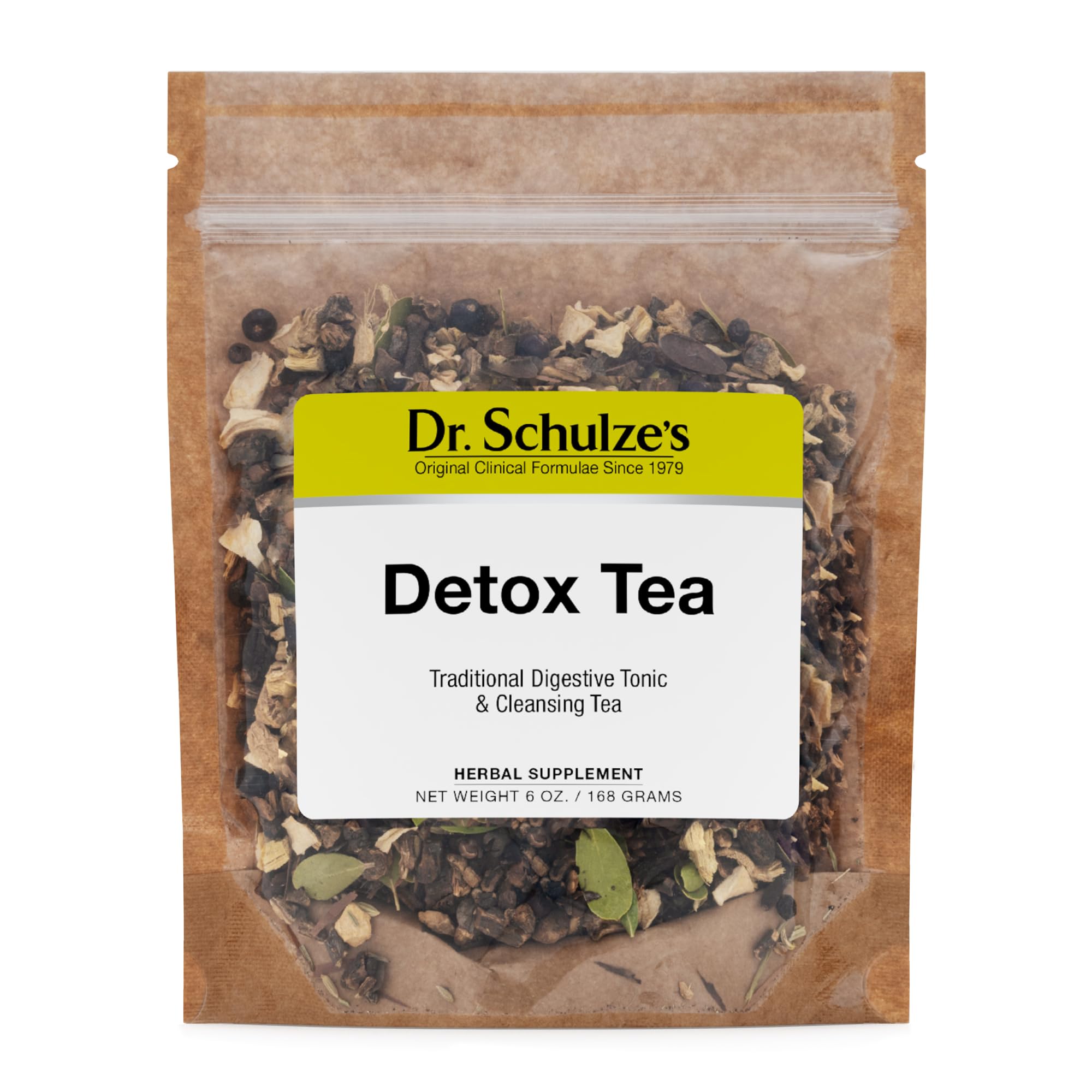 Dr. Schulze’s | Detox Tea | All Purpose Herbal Tonic | Powerful Digestive Stimulant | Dietary Supplement | Ultimate Liver Cleanse | Helps Eliminate Gas & Indigestion | Release Toxins | 6 Oz. Pack Dr. Schulze's uk supplements