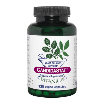 Vitanica Candidastat, Yeast Balance Supplement and Support, Vegan, 120 Capsules Vitanica uk supplements