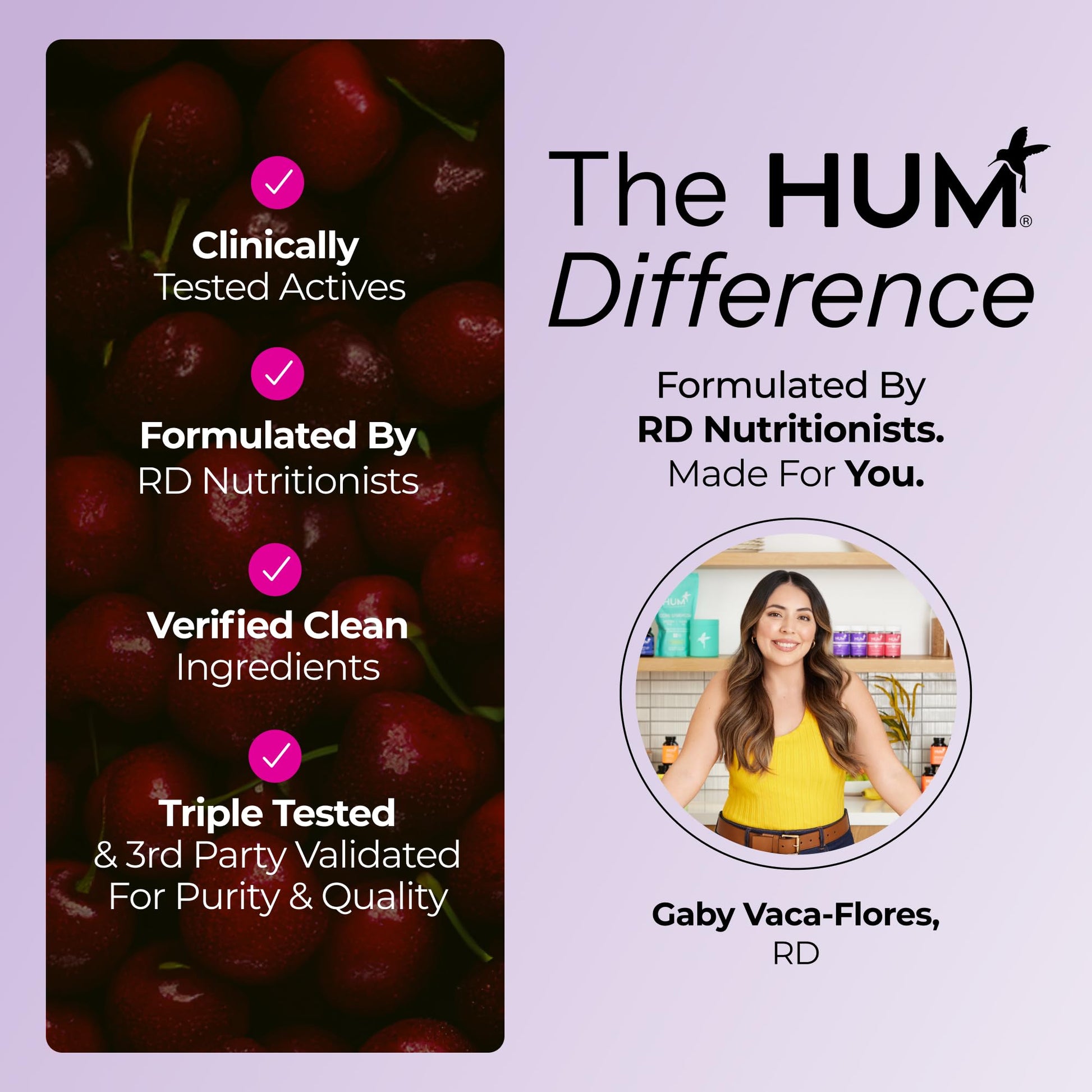 Hum Nutrition Dream Team Magnesium Bisglycinate Powder, L Theanine & Tart Cherry Magnesium Supplement Drink Mix, Support Rest, Relaxation & Sleep Routine, Gluten Free, Vegan, Cherry Lemon, 30 Servings HUM uk supplements