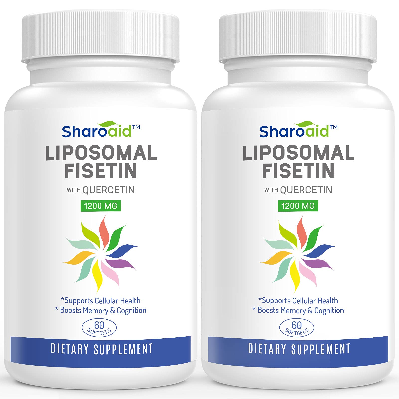 Sharoaid Liposomal Fisetin with Quercetin Supplements 1200 mg per Serving Sharoaid uk supplements