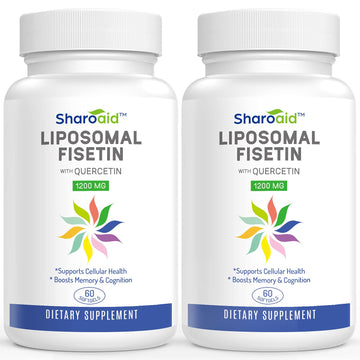 Sharoaid Liposomal Fisetin with Quercetin Supplements 1200 mg per Serving Sharoaid uk supplements
