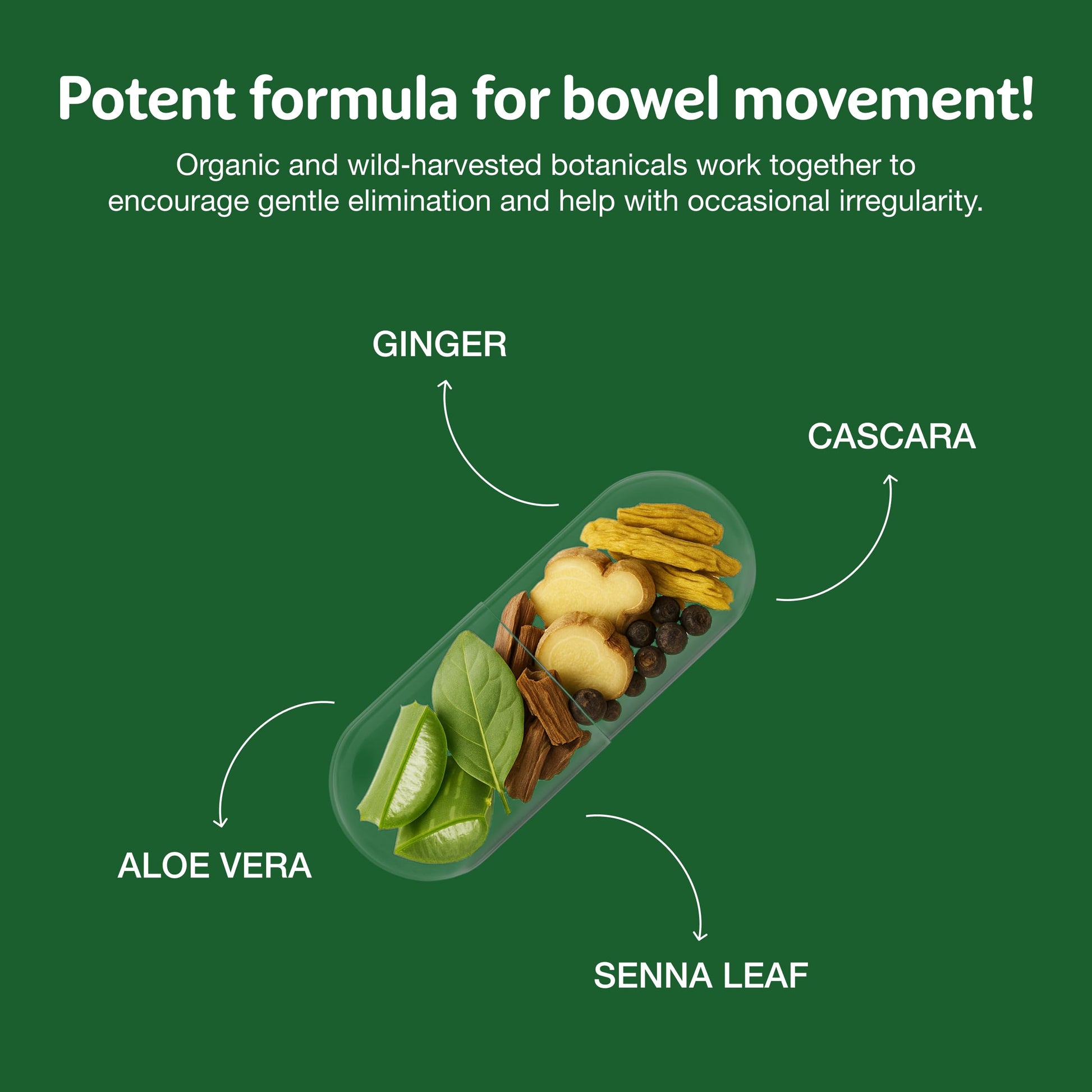 Simply Herbs Easy Go Bowel Mover - Adult Cleansing Supplement for Colon Health Support - Bowel Movement Aid - Stool Softener - Daily-Use Laxative - Plant-Based Ingredients - Vegan - 50 Count Dr. Schulze's uk supplements