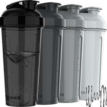 VELOMIX -4 PACK- Protein Shaker Bottles for Protein Mixes, 28 OZ Shaker Cups for Protein Shakes VELOMIX uk supplements