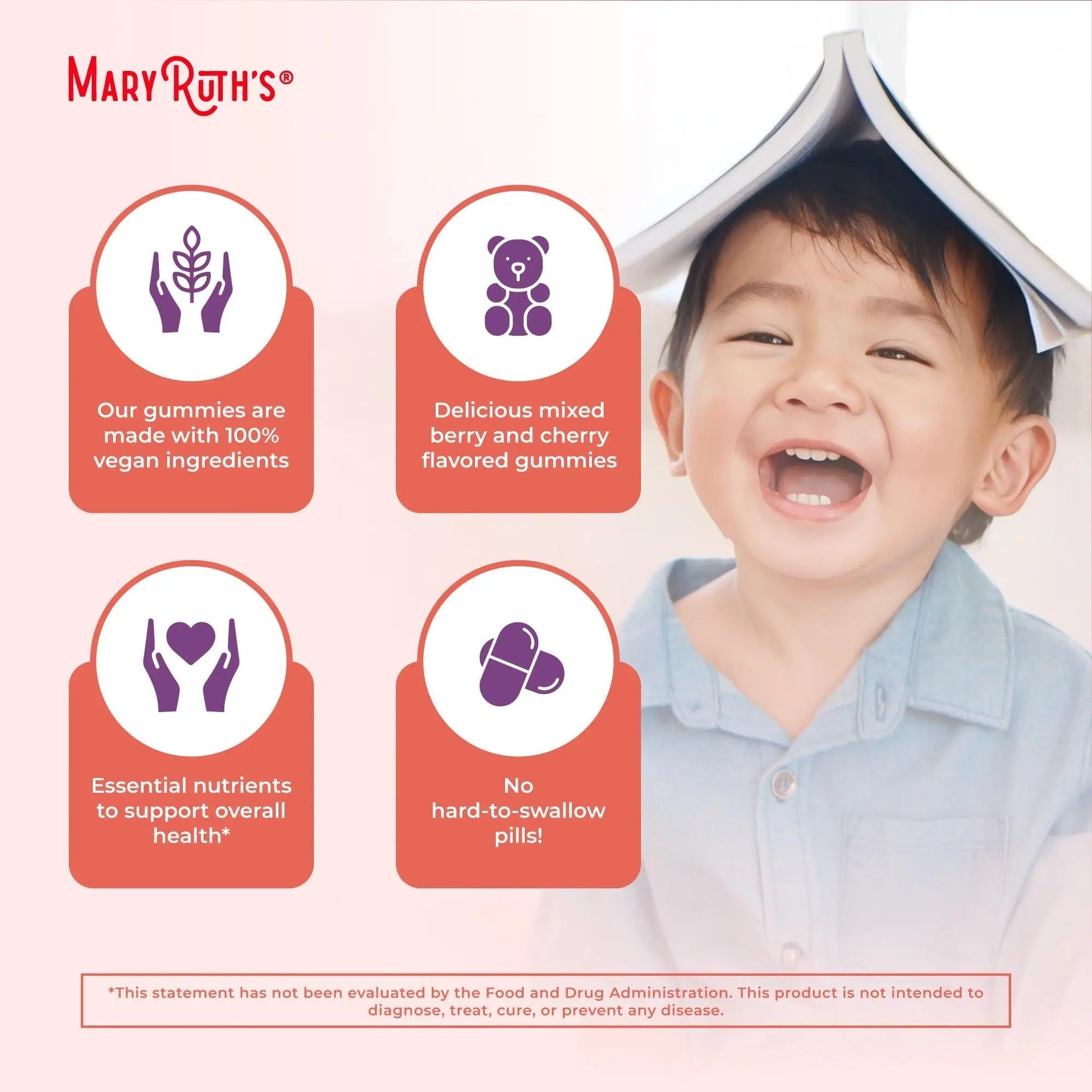 MaryRuth Organics Vitamin Gummy | Kids and Toddlers Age 2+ | USDA | Daily Vitamin C | D3 | Zinc | MaryRuth Organics uk supplements