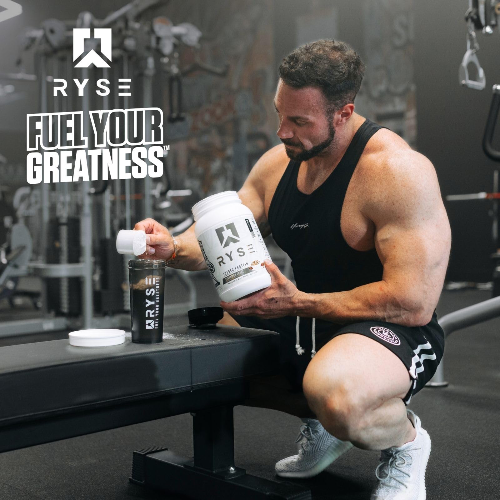 RYSE Up Supplements Loaded Protein Powder | 25g Whey Protein Isolate & Concentrate RYSE Up Supplements uk supplements