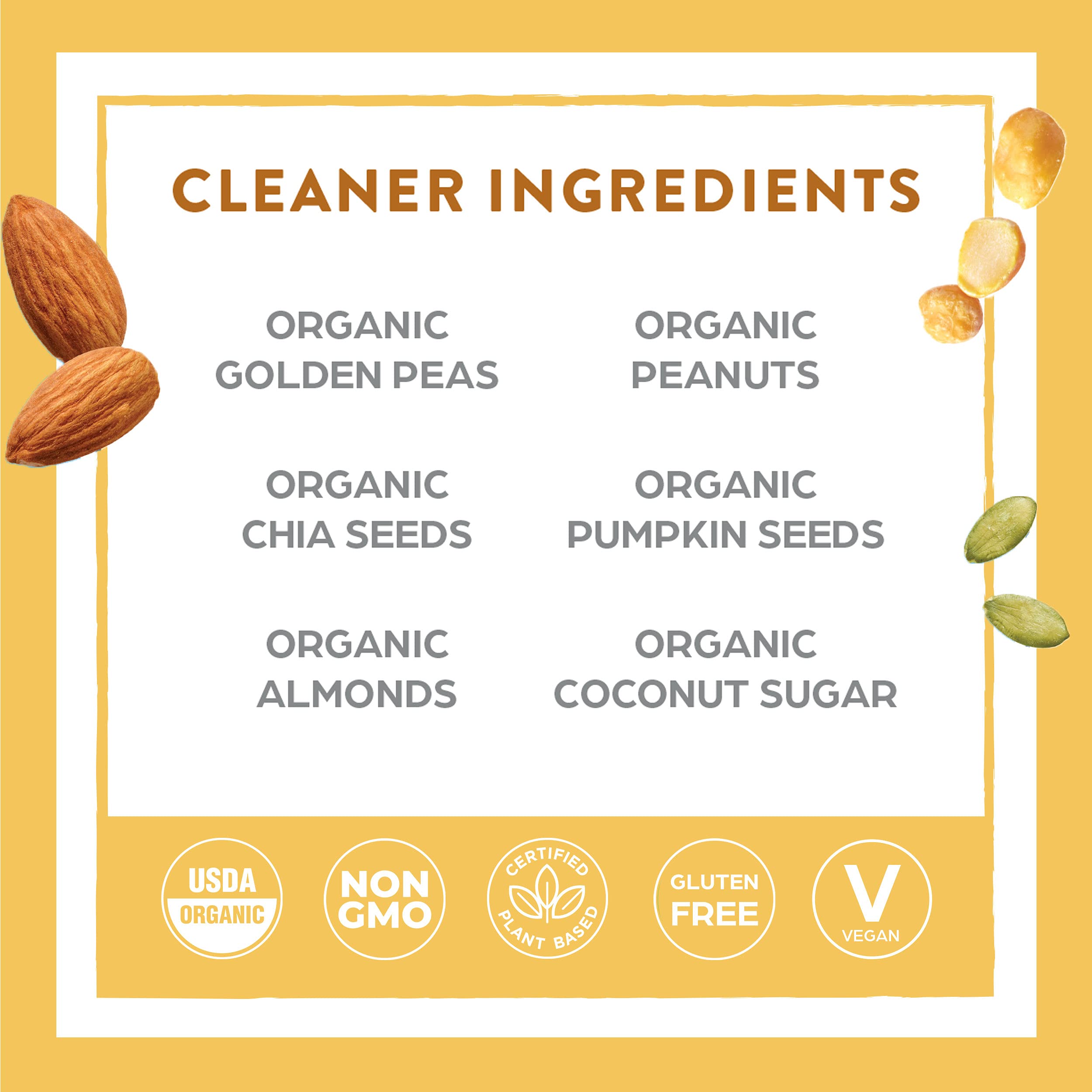 Orgain Organic Simple Vegan Protein Powder, Peanut Butter - 20g Plant Based Protein Orgain uk supplements