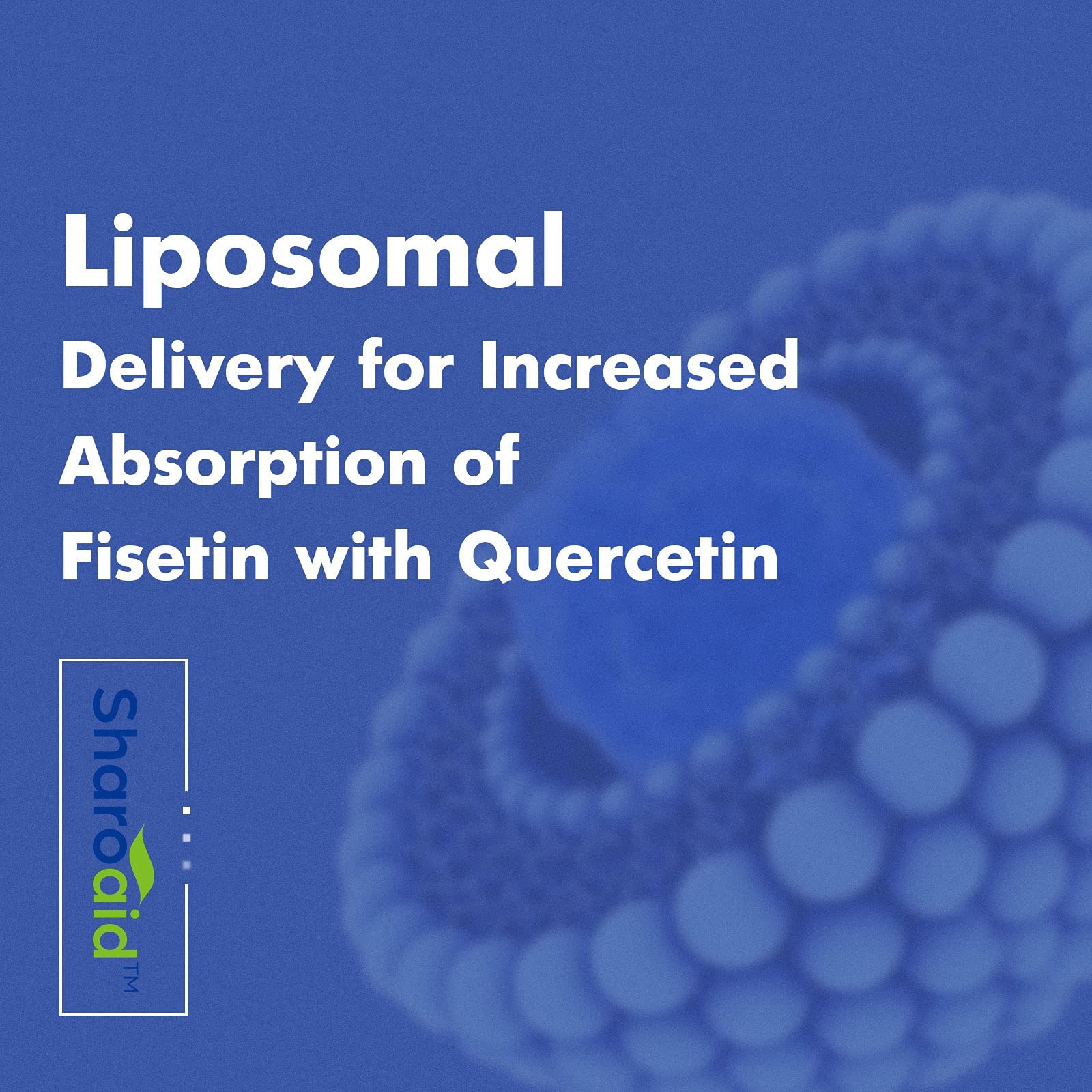 Sharoaid Liposomal Fisetin with Quercetin Supplements 1200 mg per Serving,High Absorpti Sharoaid uk supplements