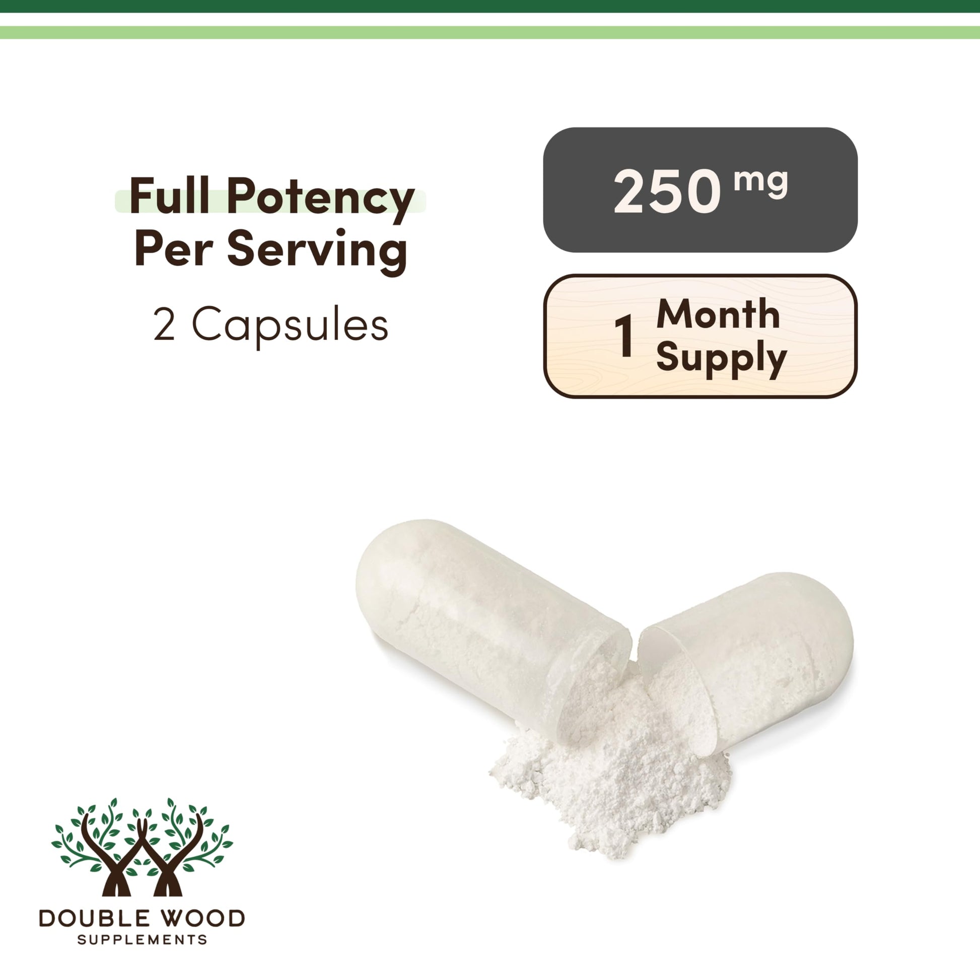 Double Wood Supplements NMN (Nicotinamide Mononucleotide) 250mg, 60 Capsules - 30 Servings, Gluten Free Double Wood Supplements uk supplements