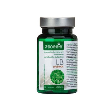 Probiotic Lactobacillus Supplement 30 Capsules with Lactobacillus Bulgaricus 250 mg Probiotic Digestive Immune Support Gut Health Probiotics for Digestive Health Anti Bloating Genesis LABORATORIES uk supplements