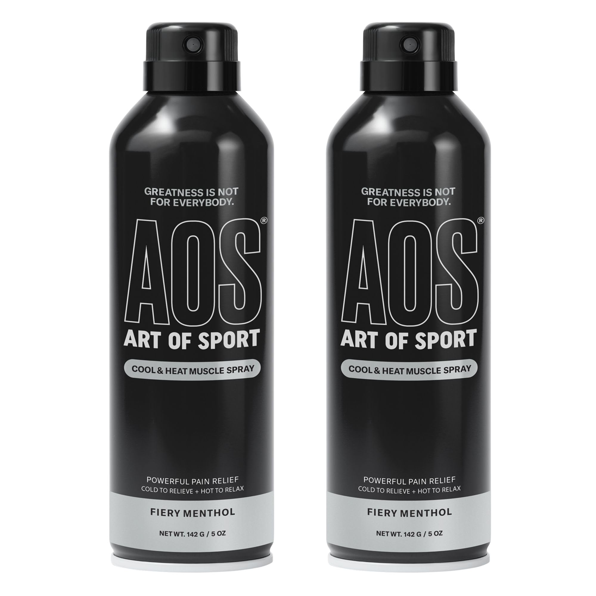 Art of Sport Muscle Relief Spray for Men– Pain Relief for Sore Muscles & Joints– Menthol Cooling & Heating Spray for Back, Neck, Knee, Shoulder, Hip– Cool & Heat– Made for Athletes– 5 fl oz. Pack of 2 Art of Sport uk supplements
