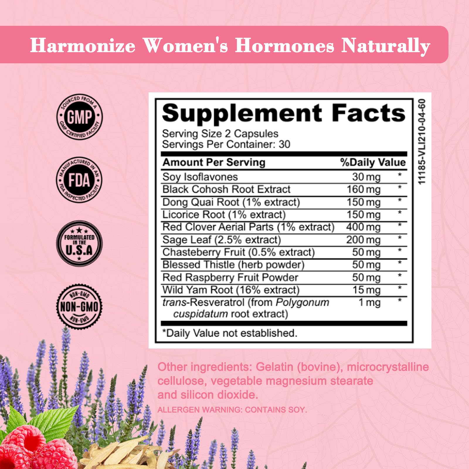 MenstrEaze PMS Relief & Hormone Balance for Women, with Black Cohosh, Vitex, Wild Yam MenstrEaze uk supplements