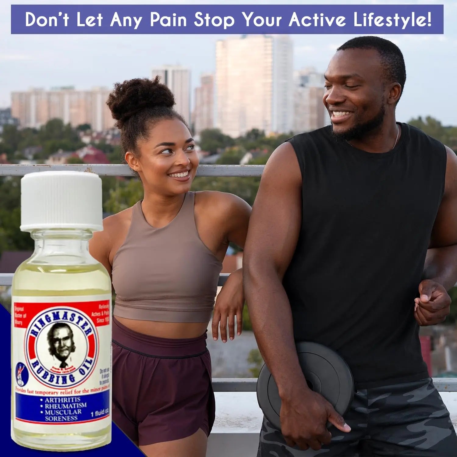 Ringmaster Rubbing Oil Pain Relief Since 1950 Made in USA for Arthritis, Rheumatism, Muscular Joint Soreness (1 oz) Ringmaster Rubbing Oil uk supplements