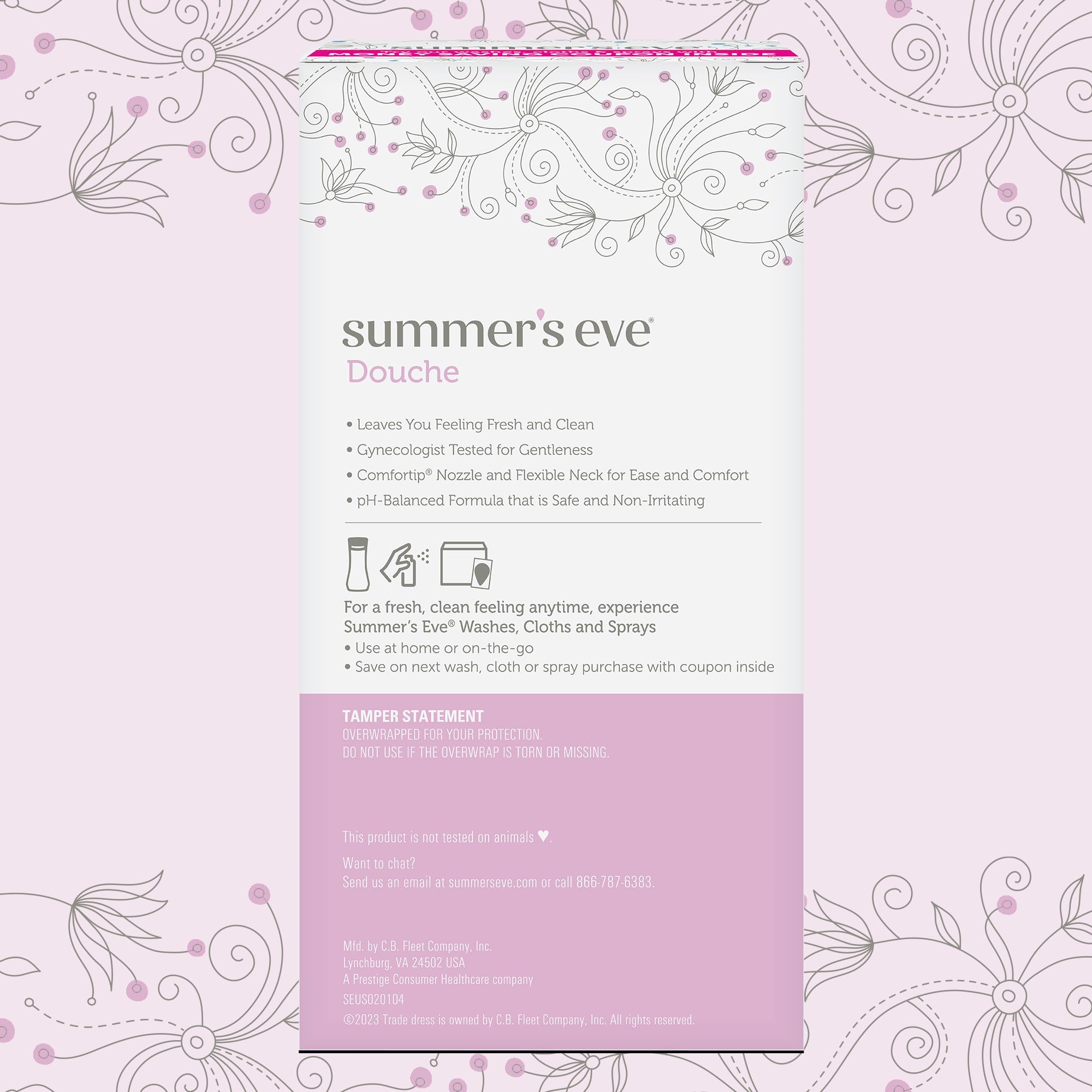 Summer's Eve Douche, Vaginal Douche for Women, Island Splash, 4 Units, 4.5 Oz Each, 1 Pack Summer's Eve uk supplements