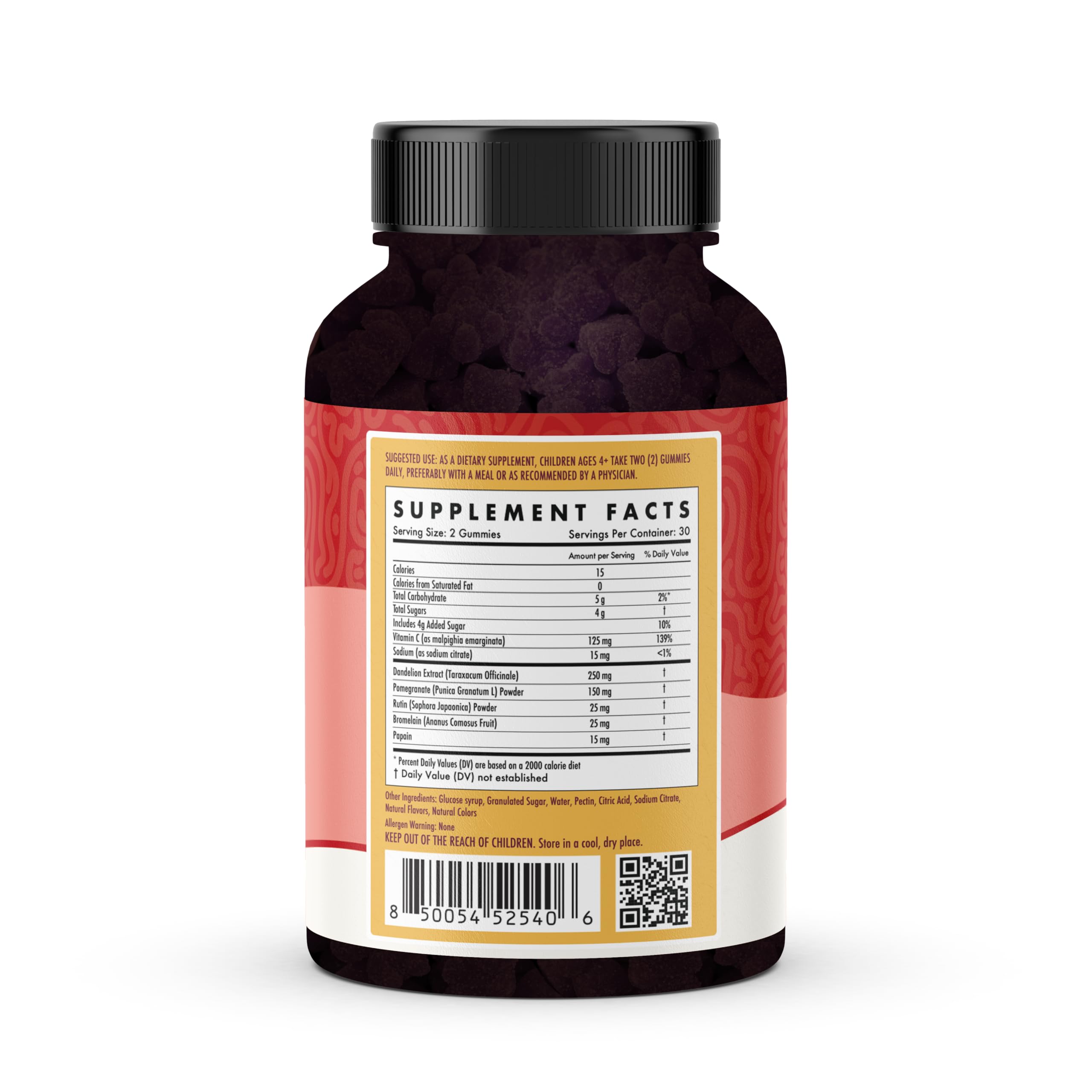 Kids Naturals Spike Support Gummies – Year-Round Wellness with Vitamin C, D & Zinc | 60ct (1 Month Supply) The Wellness Company uk supplements