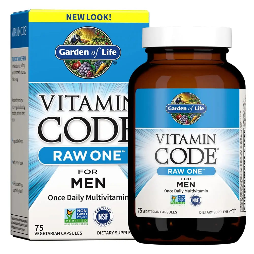 Garden of Life Vitamin Code Women's and Men's Multivitamins Bundle, 120+75 Capsules Garden of Life uk supplements