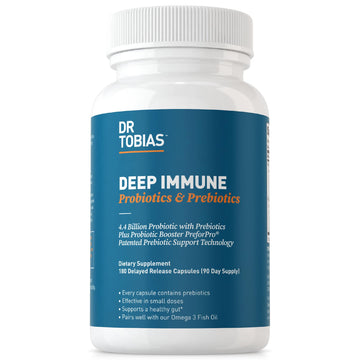 Dr. Tobias Deep Immune Probiotics & Prebiotics, 4.4 Billion CFU Probiotics for Women Dr. Tobias uk supplements