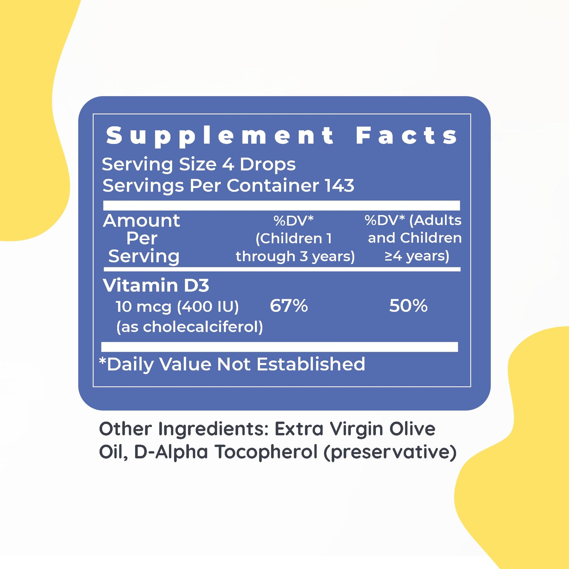 Premier Research Labs Vitamin D3 for Kids - Vitamin D Drops for Children, Kids Liquid Vitamin D, 400 IU Per Serving, Supports Healthy Brain Development - 0.43 fl oz Premier Research Labs uk supplements