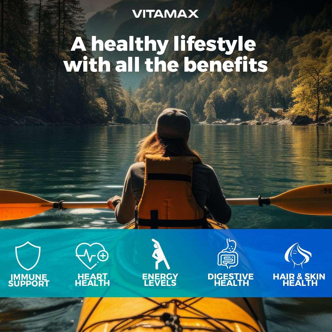 Sea Moss, Maca, Black Seed Oil, Ashwagandha, Bladderwrack, Turmeric Vitamax uk supplements