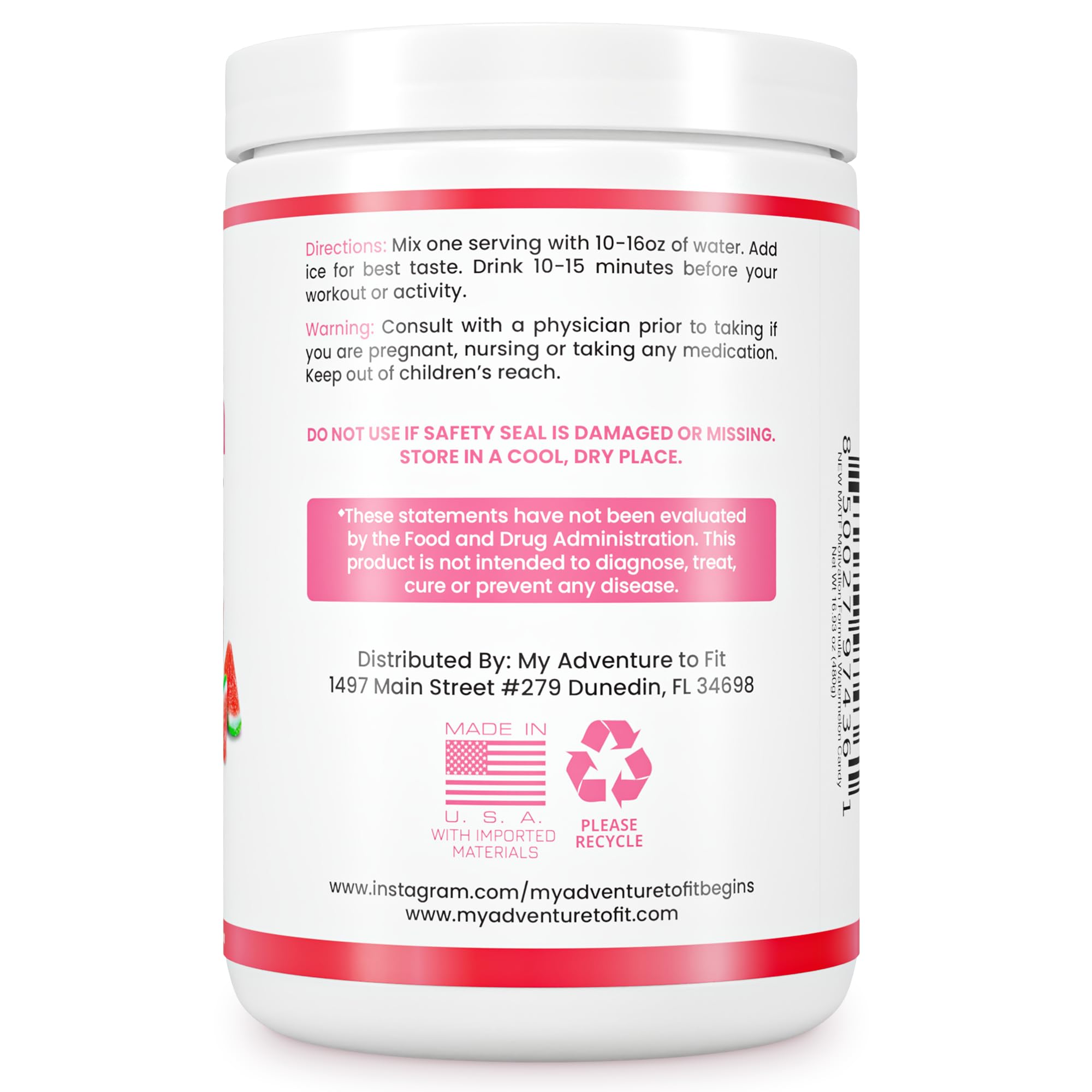 Pre Workout Powder for Men - Gluten Free Preworkout with Creatine for Muscle Endurance My Adventure to Fit uk supplements