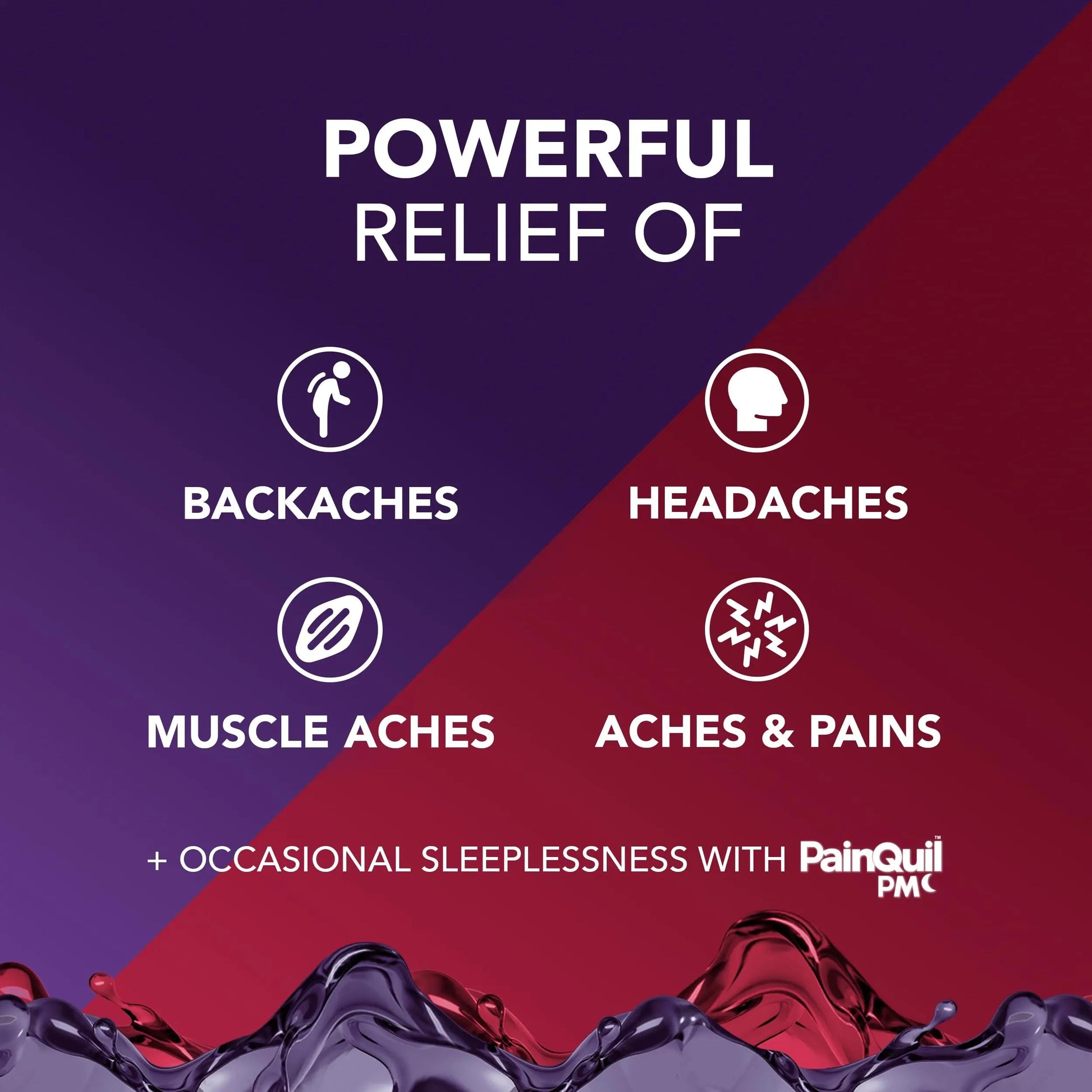 Vicks PainQuil & PainQuil PM Pain Relief Liquid, 1000mg Acetaminophen, 2x12 oz Vicks uk supplements