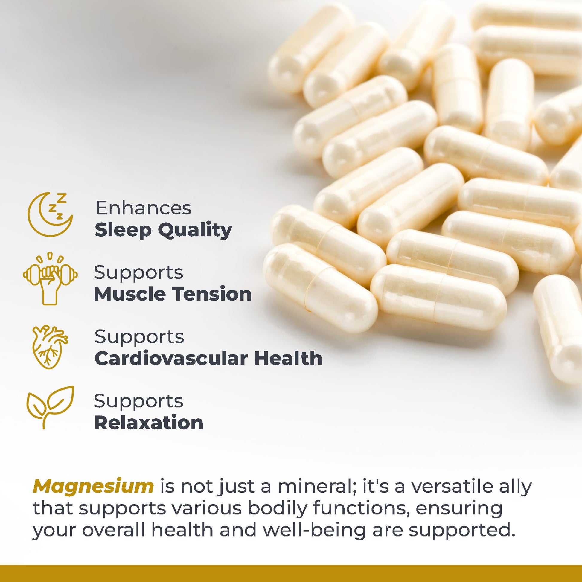 Premier Research Labs Magnesium Glycinate Supplement - Pure Magnesium, High Absorption, Supports Sleep Quality, Chelated, Vegan, Third Party Tested, Premier Energy Support - 90 Capsules Premier Research Labs uk supplements