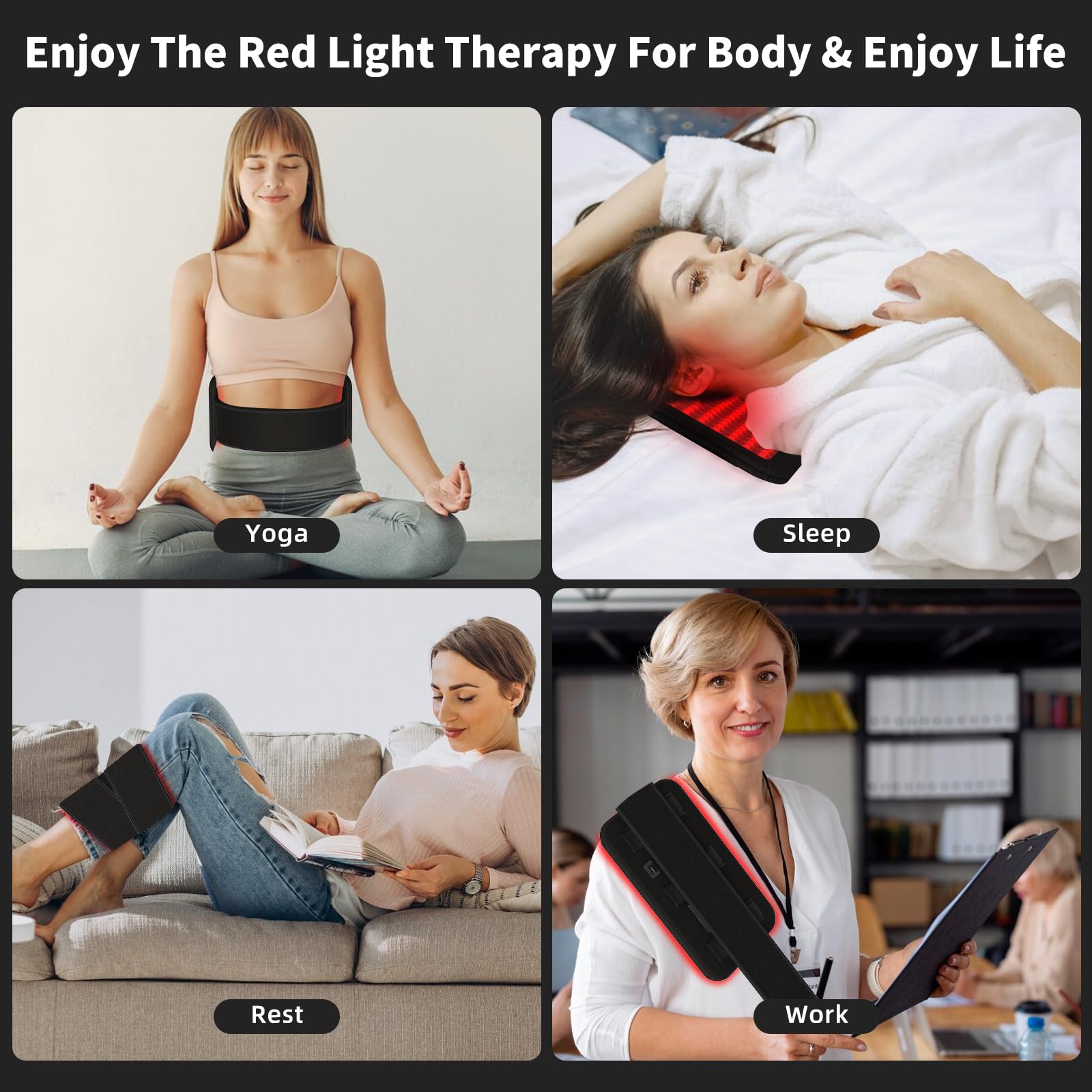 Red Light Therapy Belt, Infrared Light Therapy Wrap, 384PCS Red Light &Infrared Light HaSoCare uk supplements